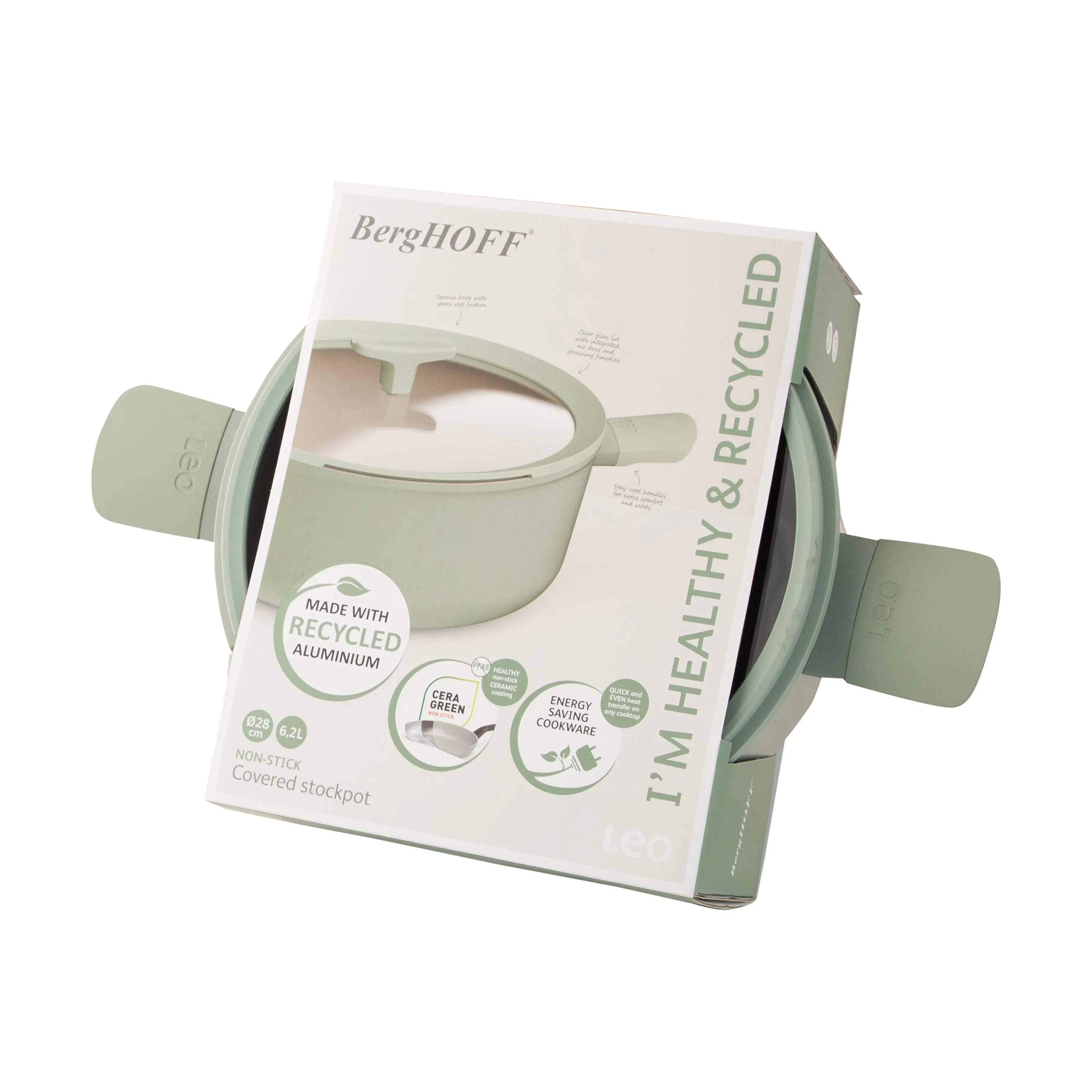 BergHOFF Gryder Balance Gryde i Sage, 6.2 L, 3