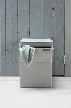Brabantia Vasketøjskurve Vasketøjsboks i Grey, 4
