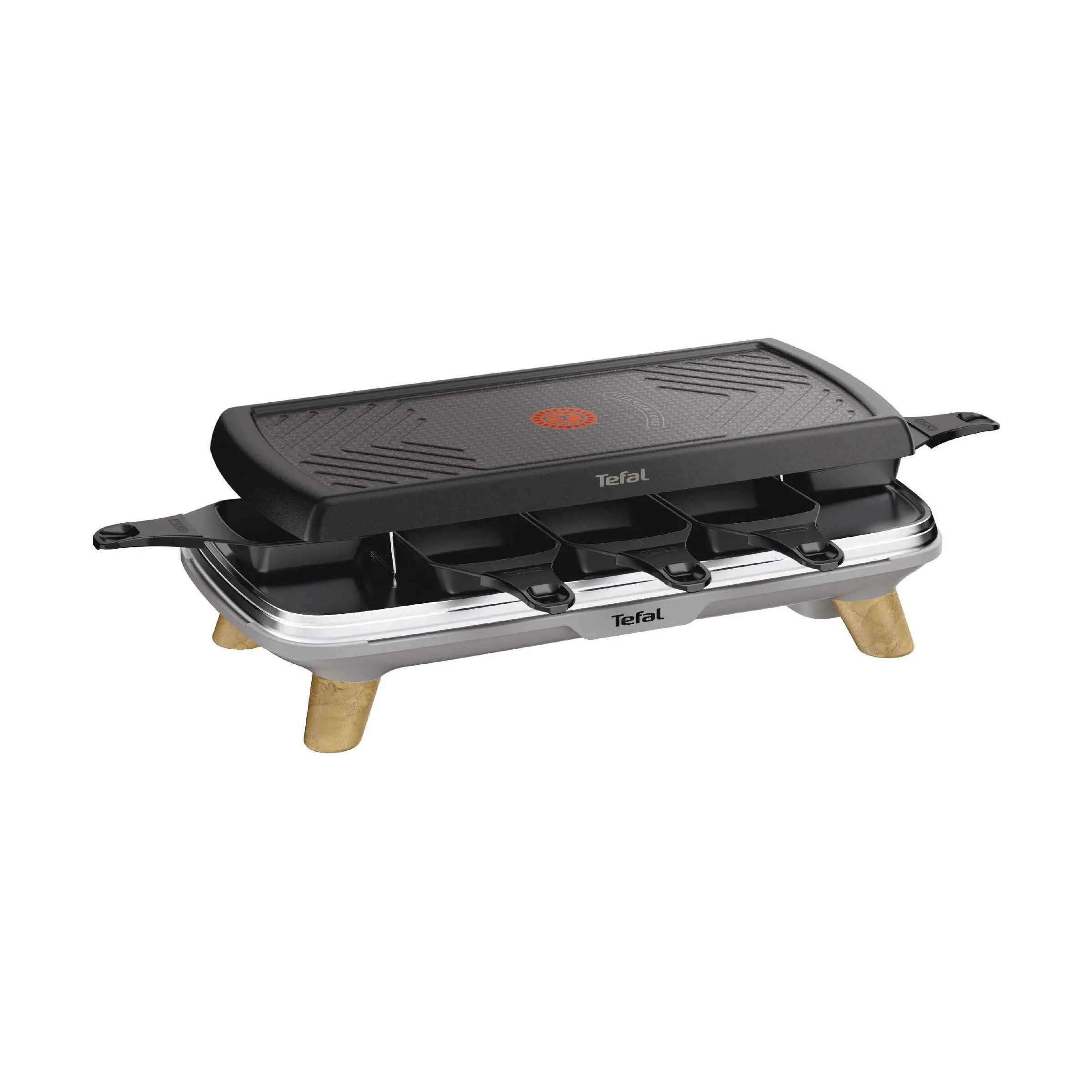 Tefal Racletter Raclette Gourmet Nordic i Sølv / Sort / Natur, 1