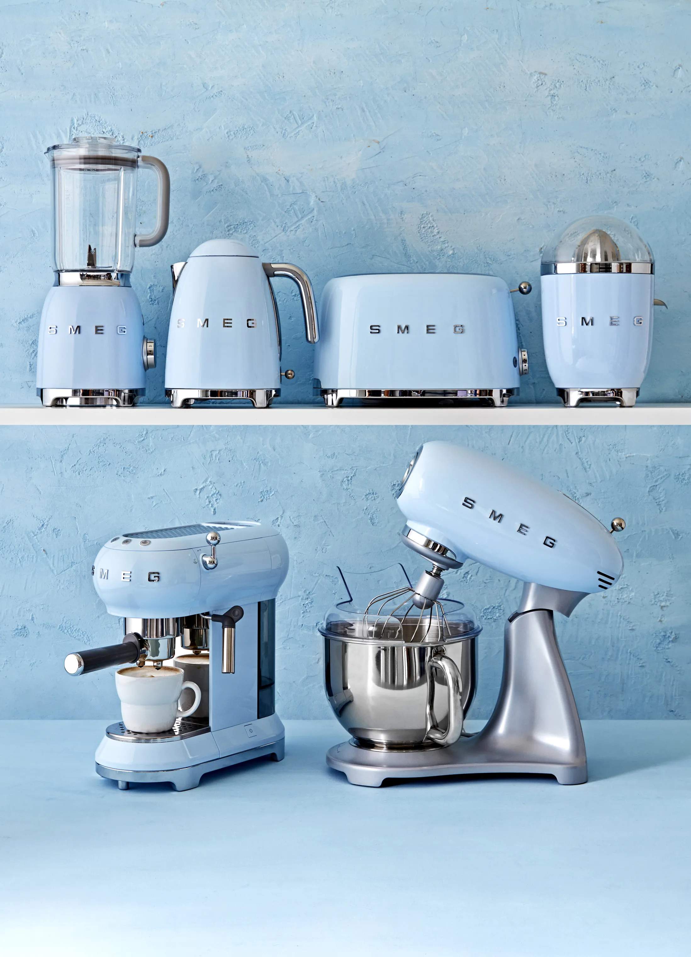 Smeg Brødristere 50's Style Brødrister i Pastel blå, 3