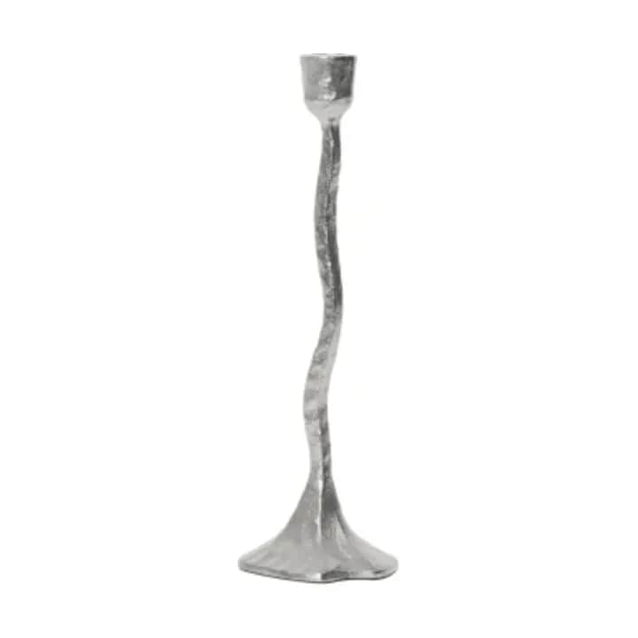 Broste Copenhagen Kronelysestage Amy Lysestage i Sølvfarvet, 31 cm, 4
