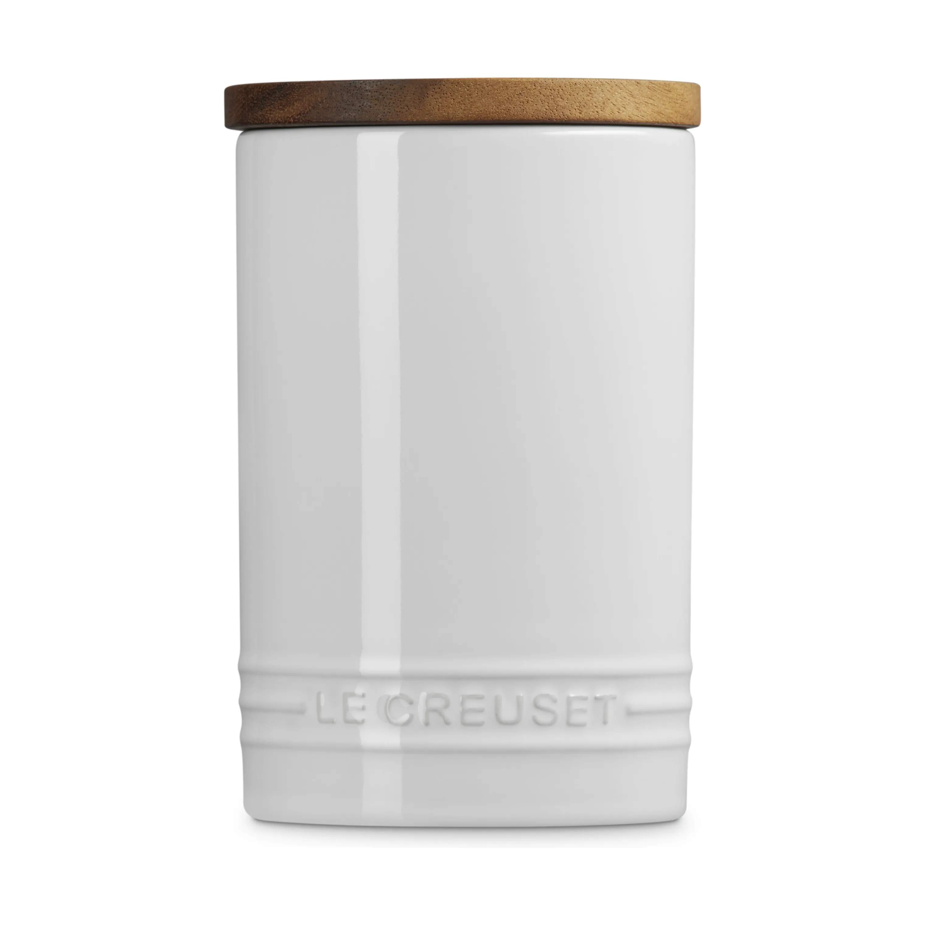 Le Creuset Opbevaringskrukker Signature Opbevaringskrukke m. Låg i White, 770 ml, 1