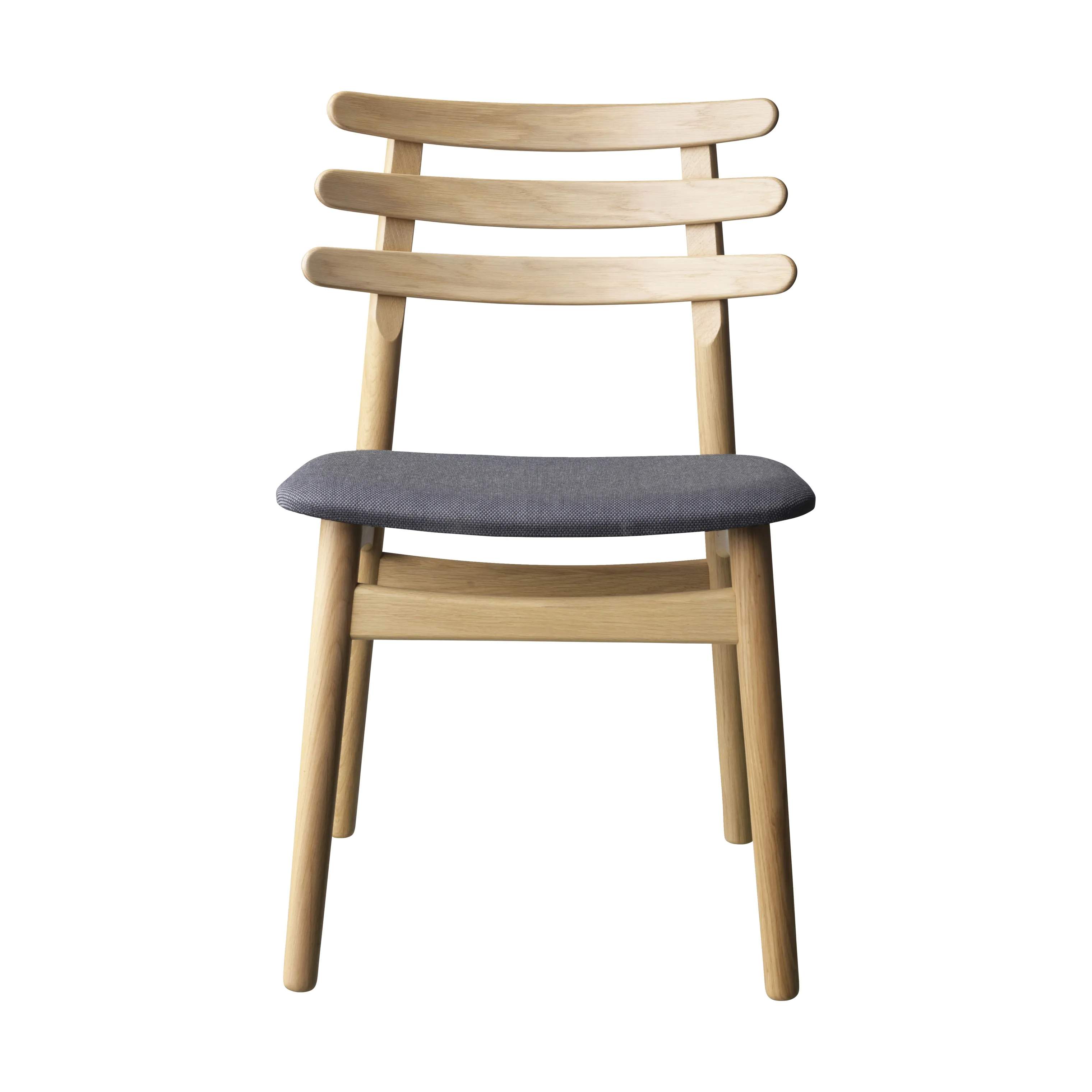 FDB Møbler Spisebordsstole J48 Spisebordstol i Natur/Antracit, 78,5 cm, 1