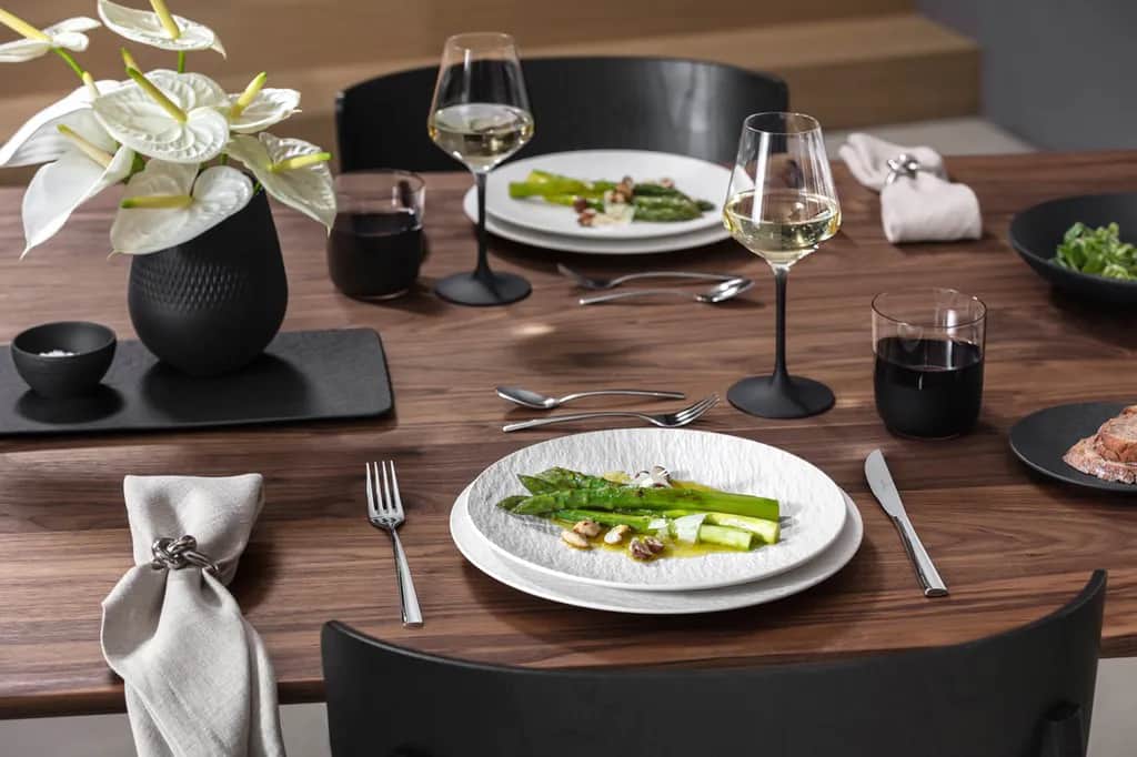 Villeroy & Boch Serveringsfade Manufacture Rock blanc Coupe Universal Tallerken i Mat hvid, 2