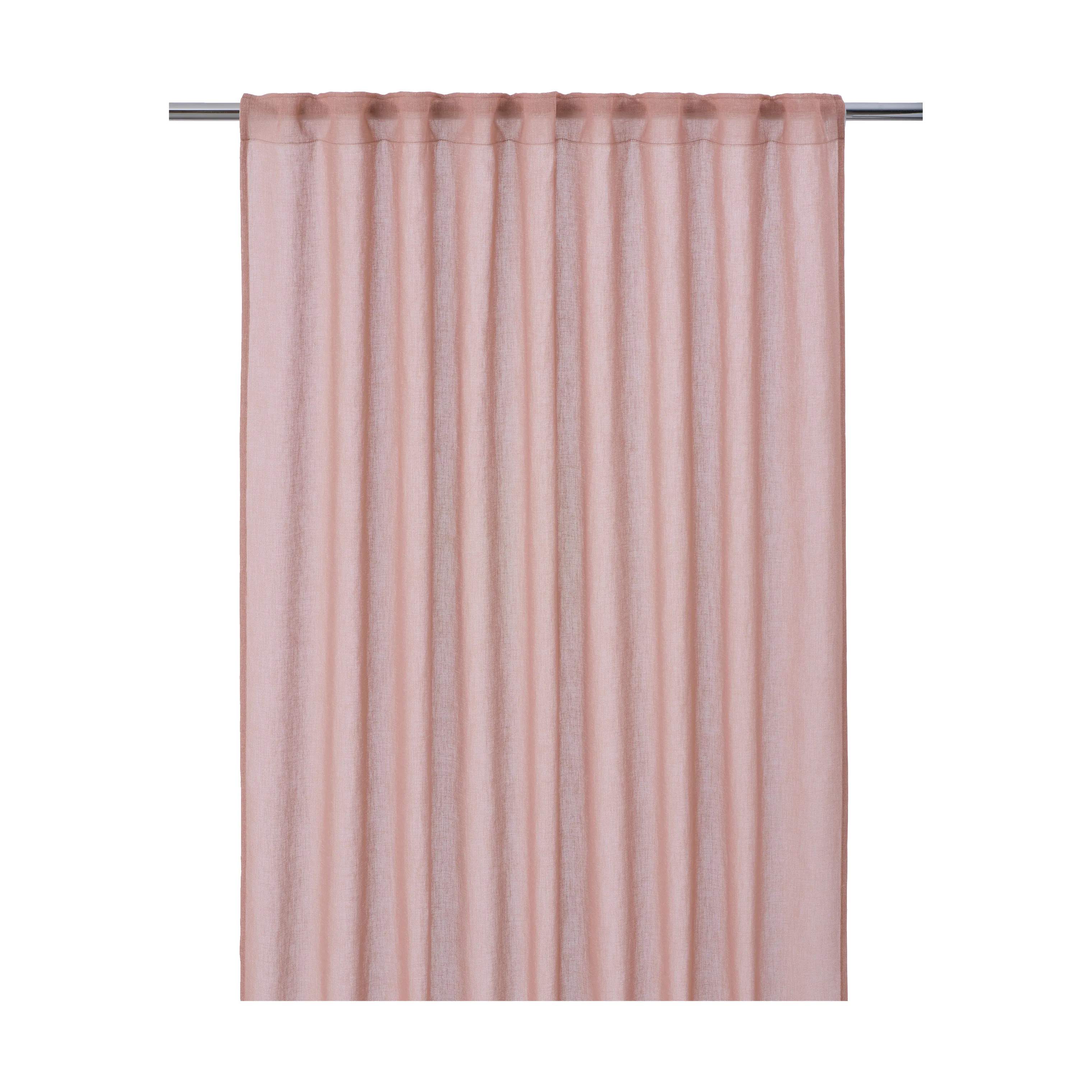 Svanefors Gardiner og gardinstænger Diana Gardin i Rosa, H300 x B280 cm, 1