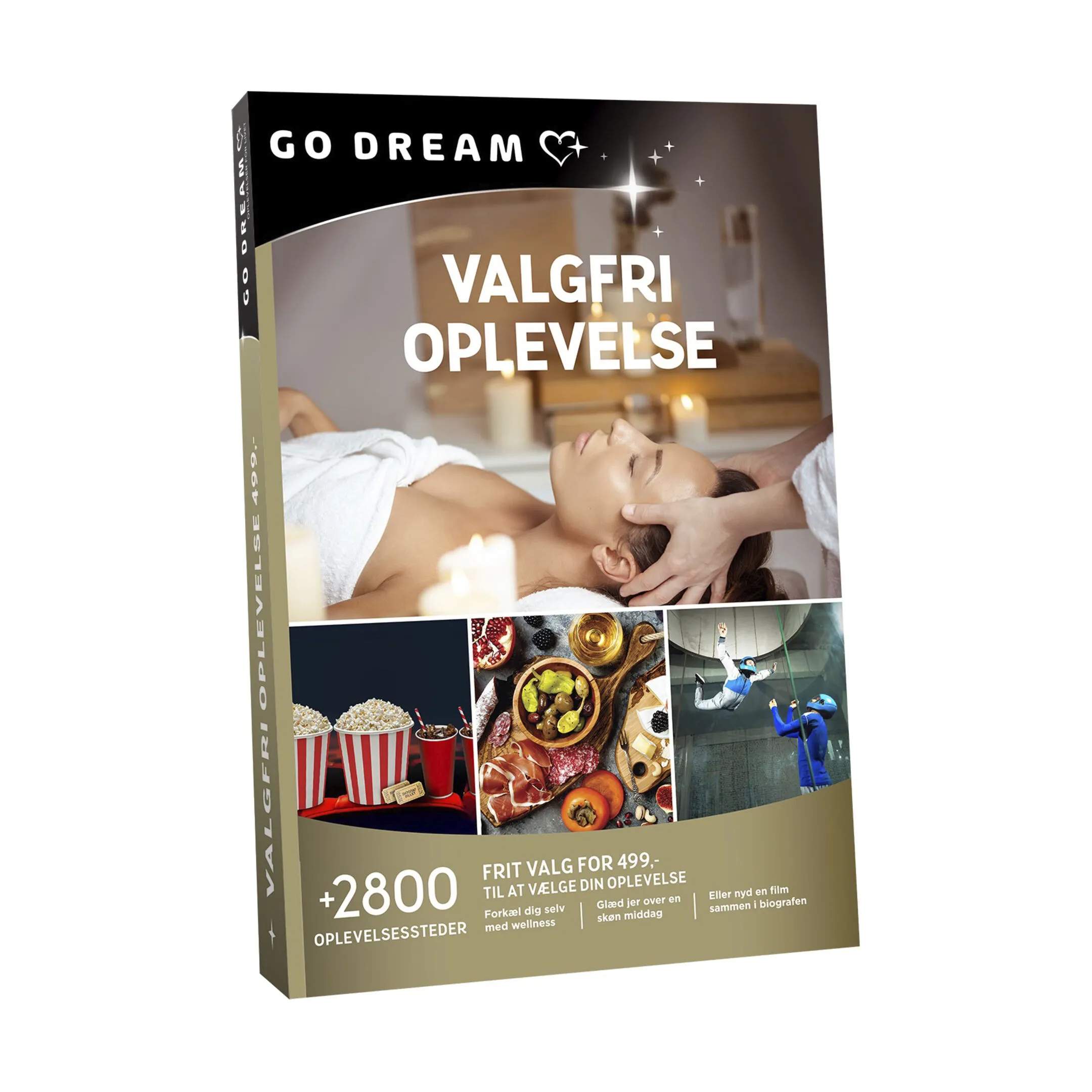 GO DREAM Oplevelsesgavekort Gavekort - Valgfri oplevelse i Værdi: 499, 2