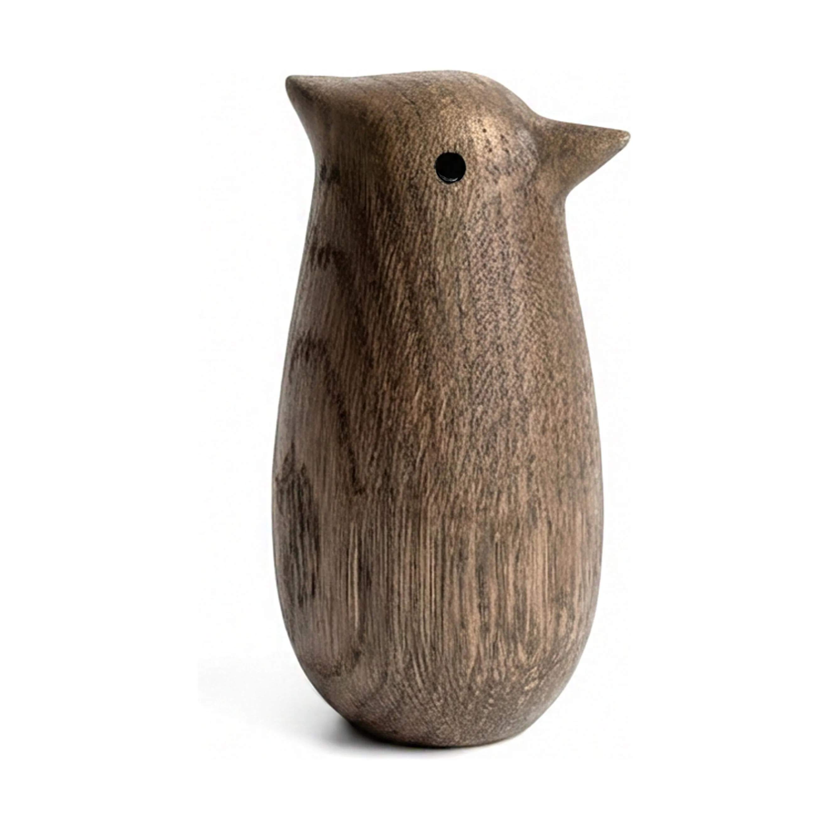 Novoform Dyrefigurer Figur - Morsangfugl i Smoke stained oak, 11,5 cm, 1