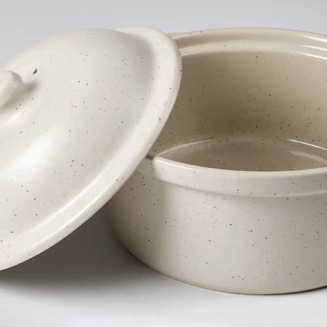 Broste Copenhagen Ovnfaste fade Vig Ovnfast Fad m. Låg i Beige, 2