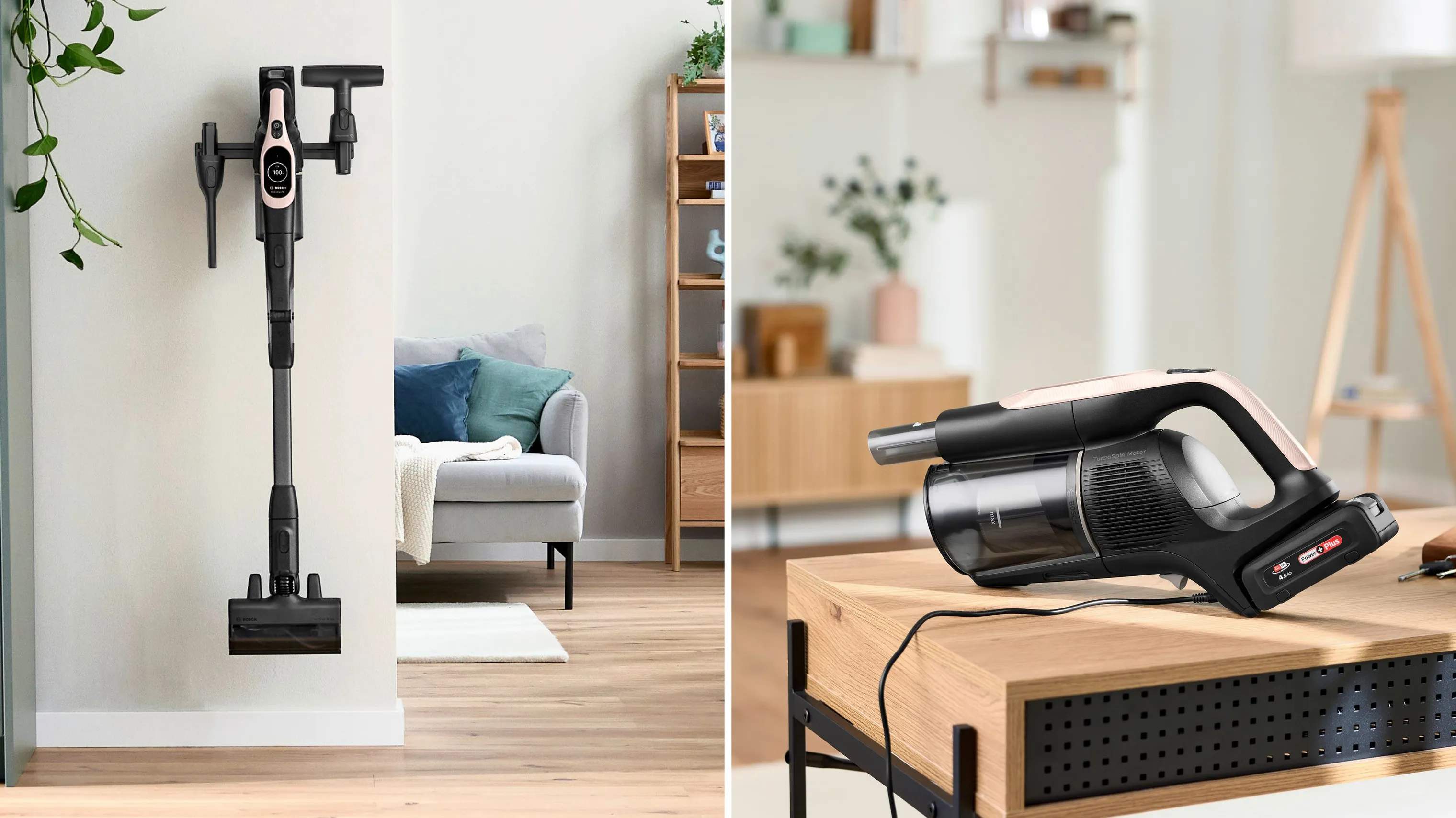 Bosch Støvsugere 2-i-1 Støvsuger Unlimited R10 Stick i Rose, 7
