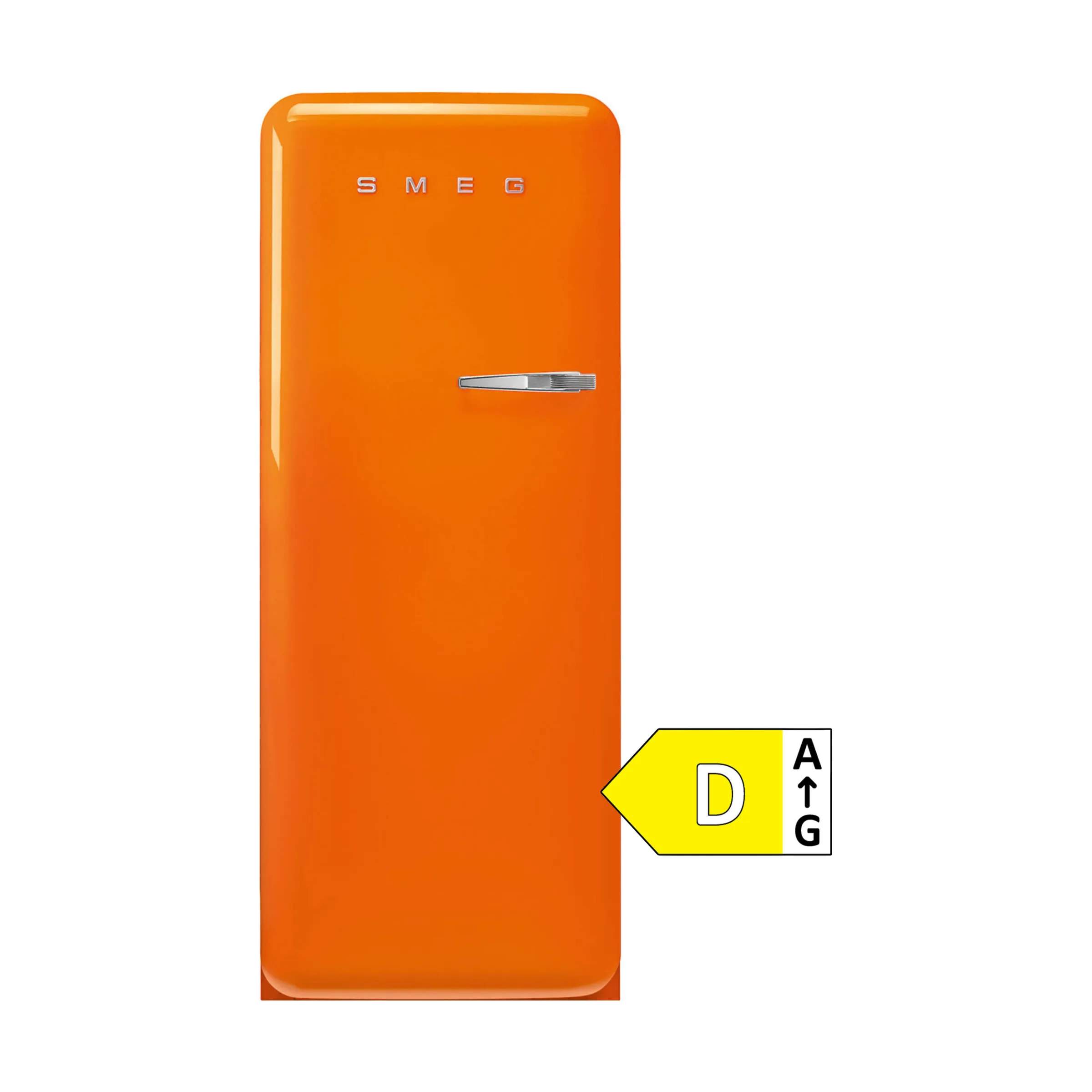 Smeg Køleskabe 50's Style Kølefryseskab i Orange, 1