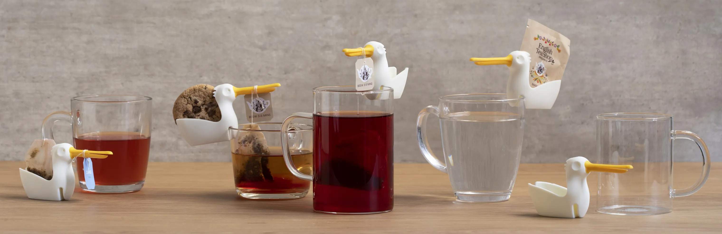 Peleg Design Øvrigt køkkengrej Teposeholder i Hvid/Gul, 2