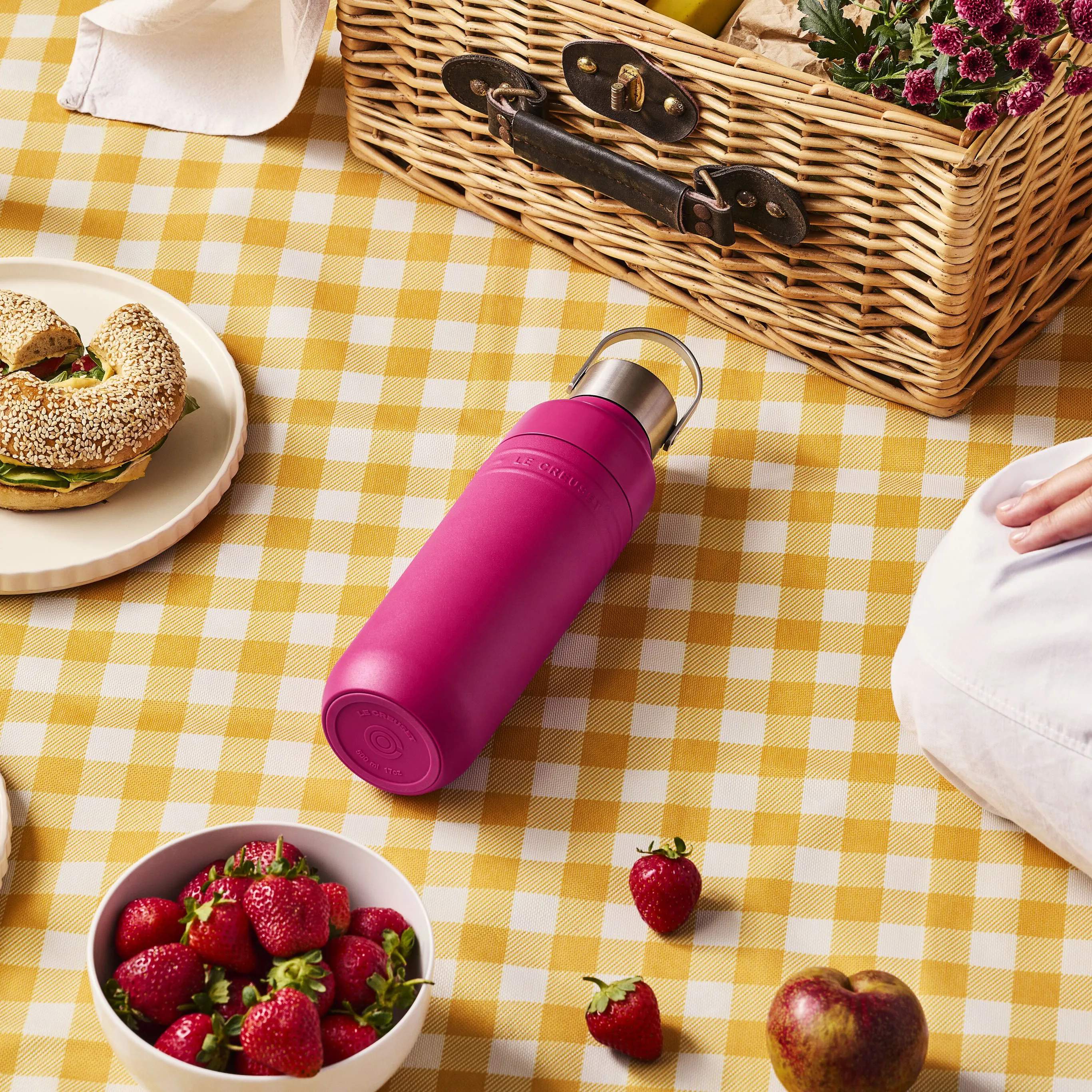 Le Creuset Termoflasker On the Go Termoflaske i Berry, 500 ml, 2