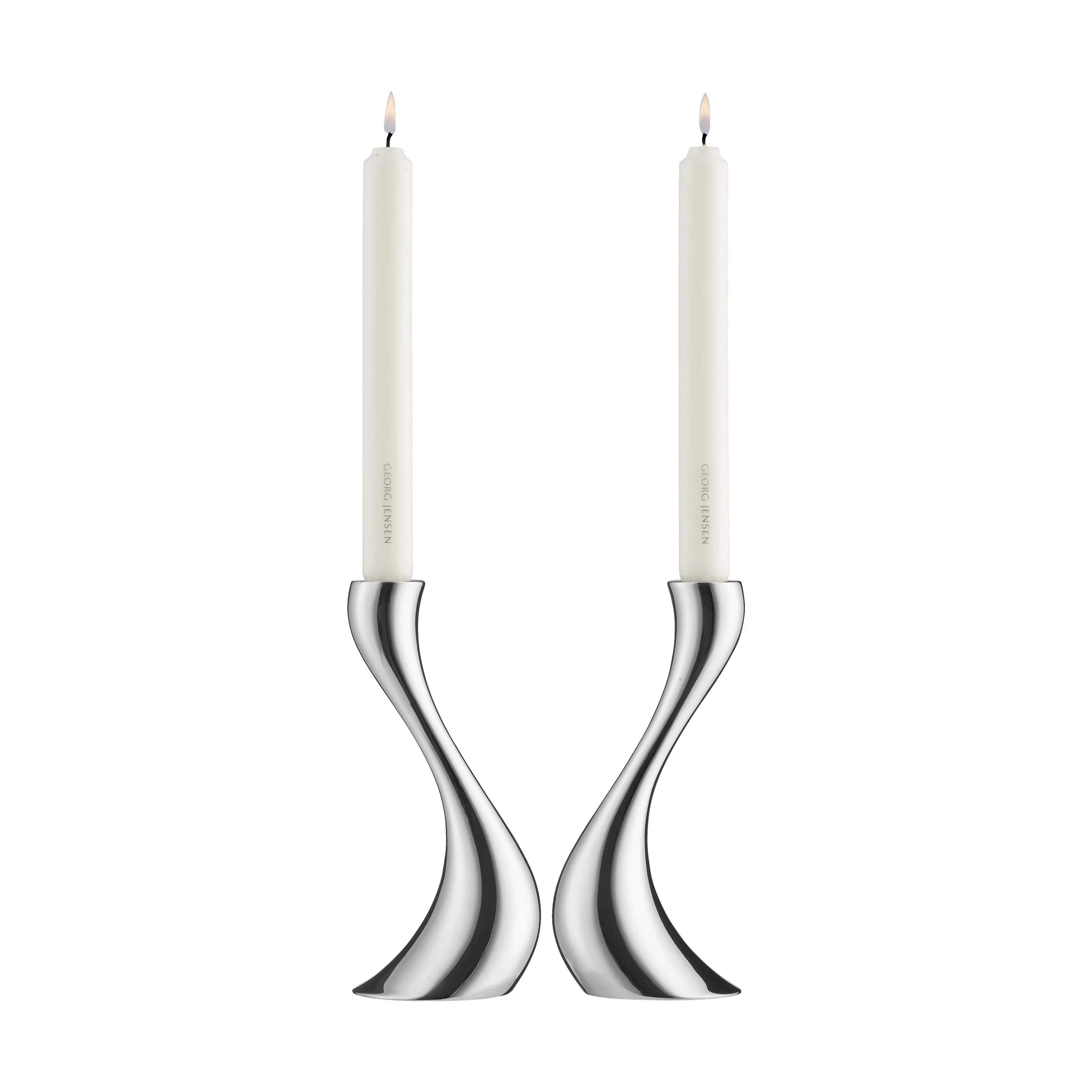 Georg Jensen kronelysestage Cobra Lysestagesæt - 2 stk.