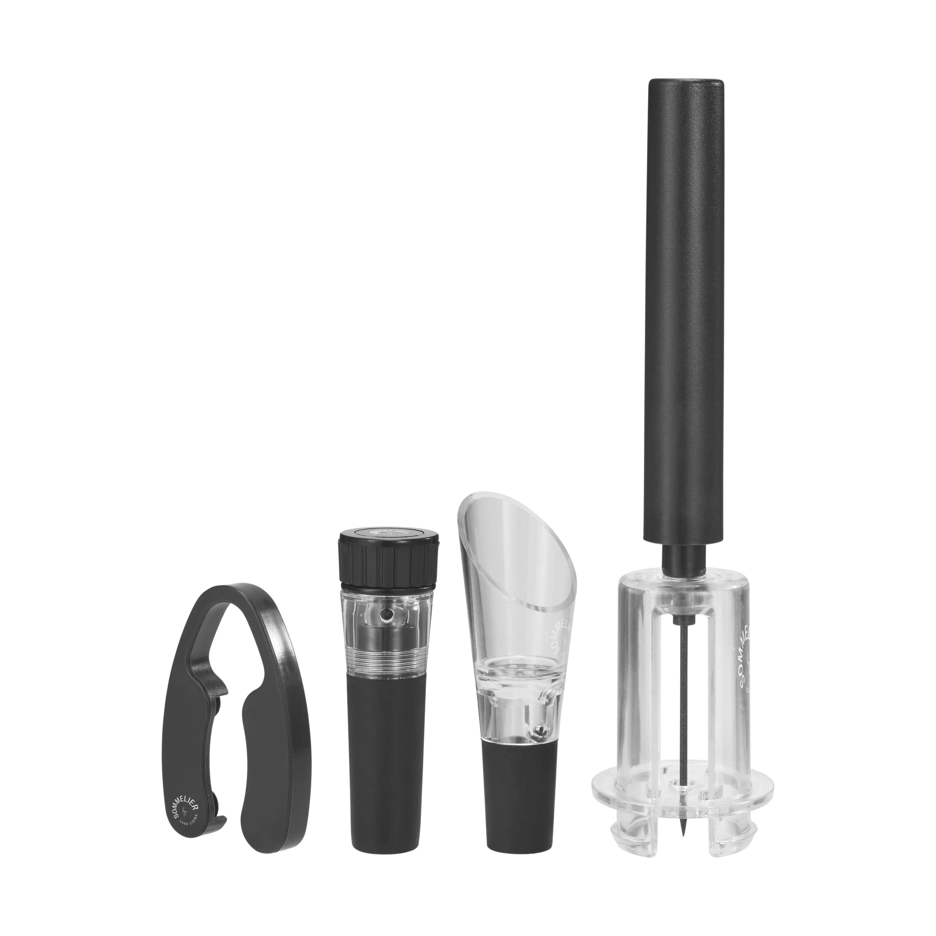 Sommelier by CASA Living Proptrækkere MIXOLOGY Proptrækkersæt - 4 dele i Sort, 1
