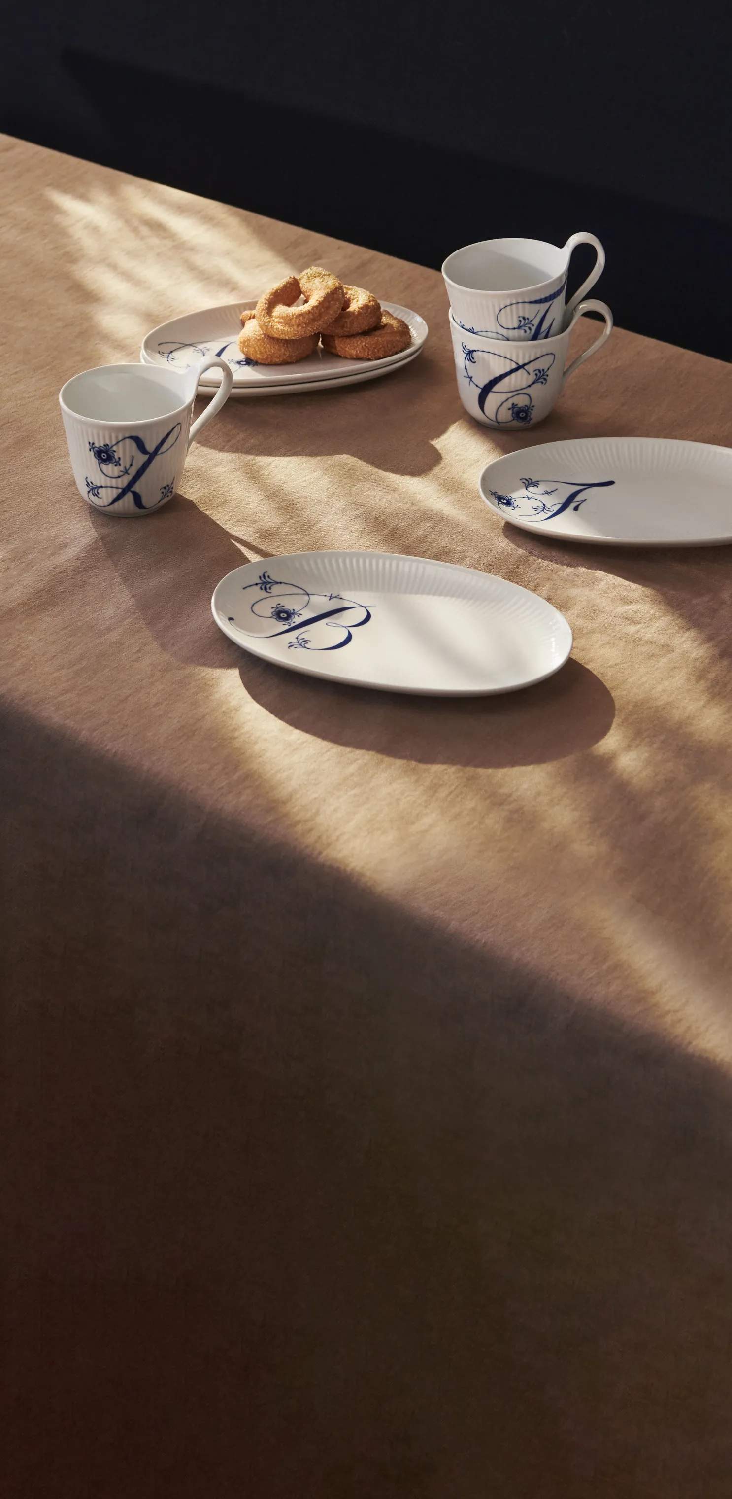 Royal Copenhagen Frokosttallerkener Alfabet Kollektion Tallerken - Z i Z tallerken, 2