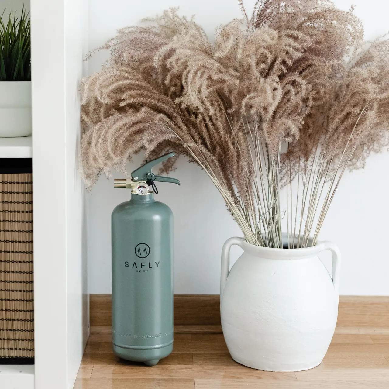 Safly Rengøringsmidler Home Brandslukker i Grøn, 2