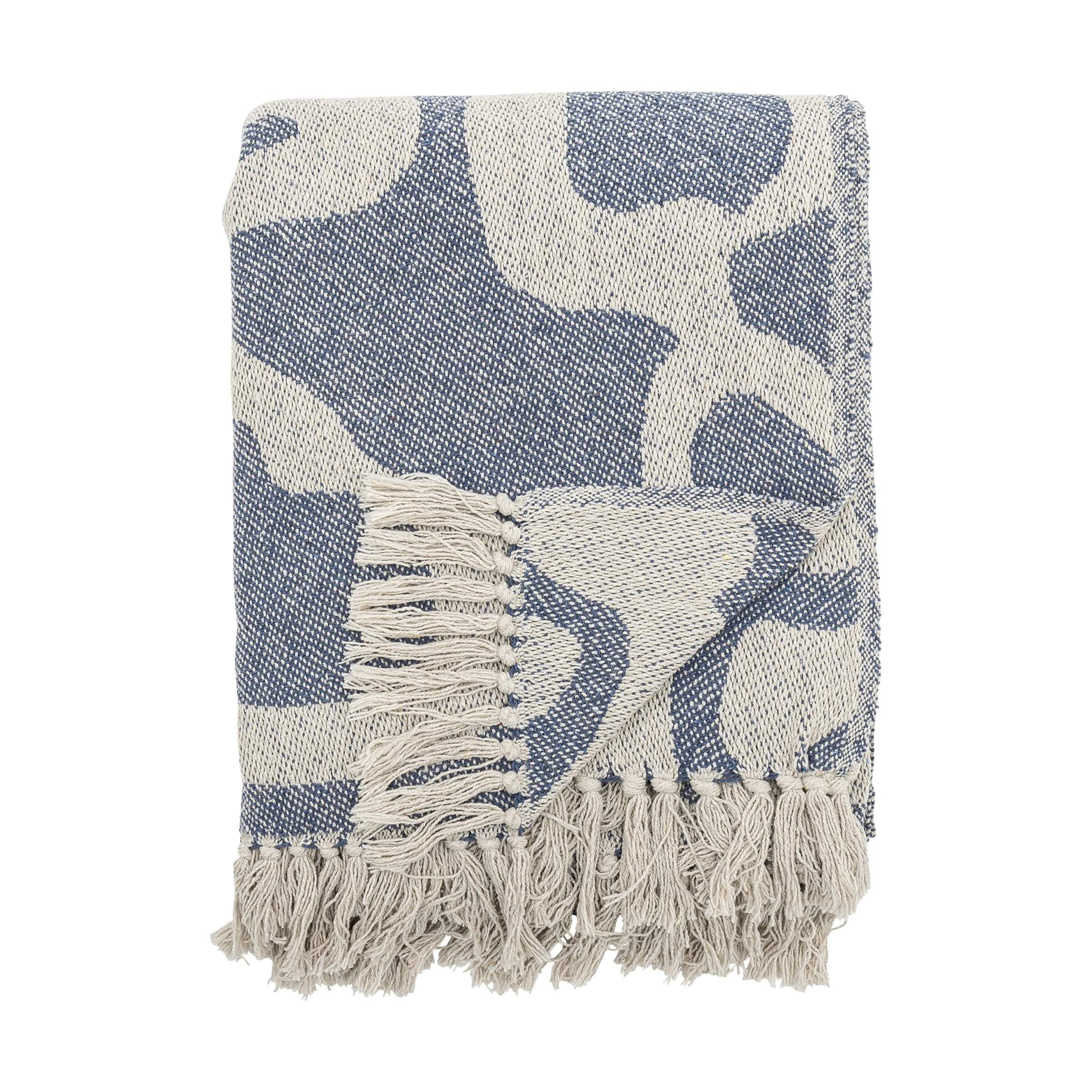 Bloomingville Plaider Salobre Plaid i Blå, 1