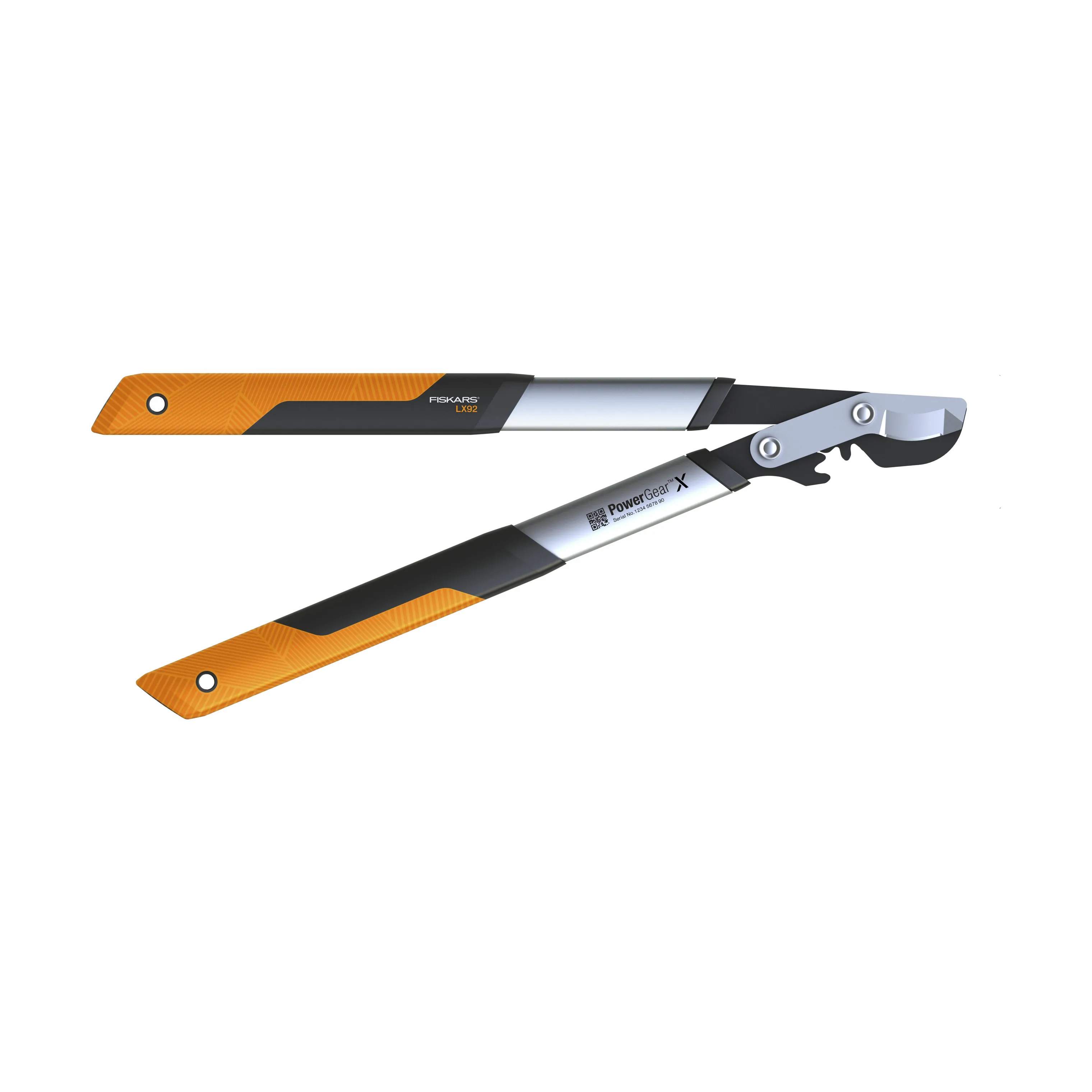 Fiskars Haveredskaber PowerGear X Grensaks i Sort/orange, 3