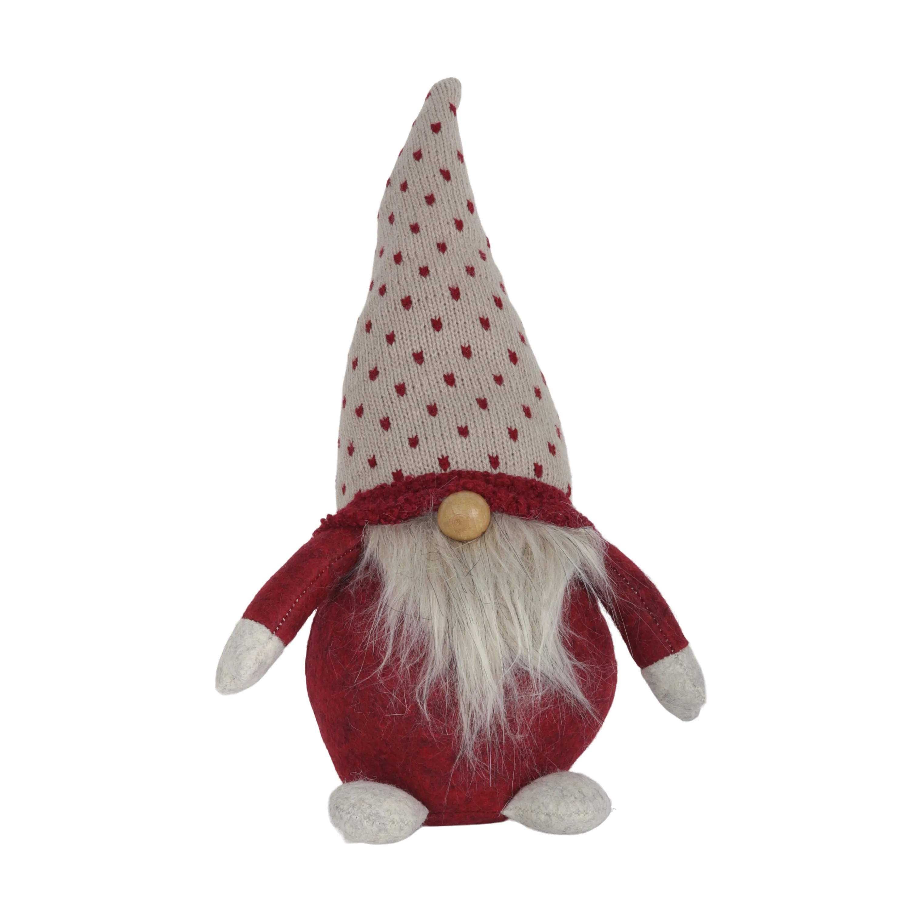 Nisse, rød/beige, large