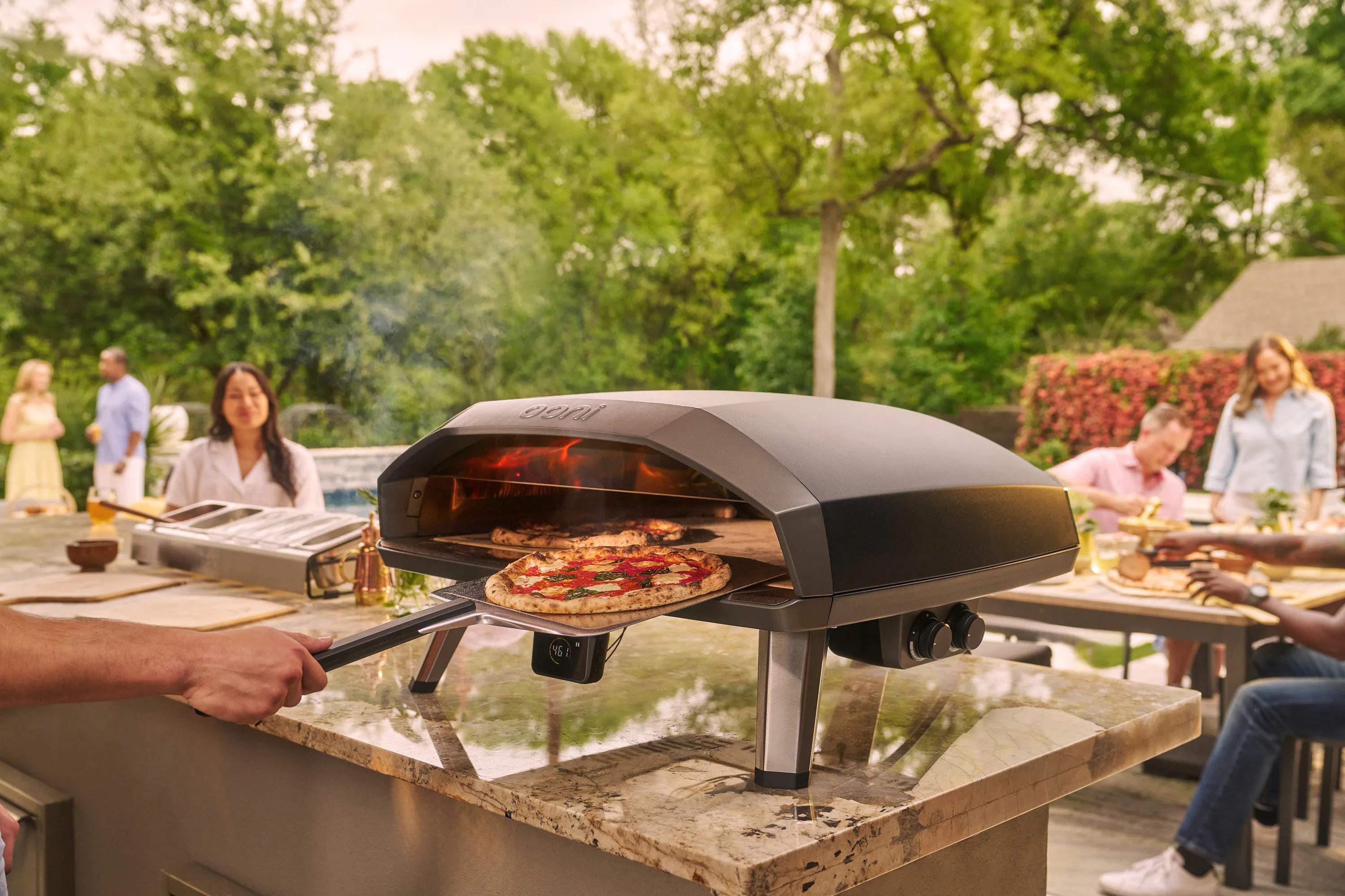 Ooni Pizzaovne Koda 2 Max Pizzaovn i Sort/grå, 1
