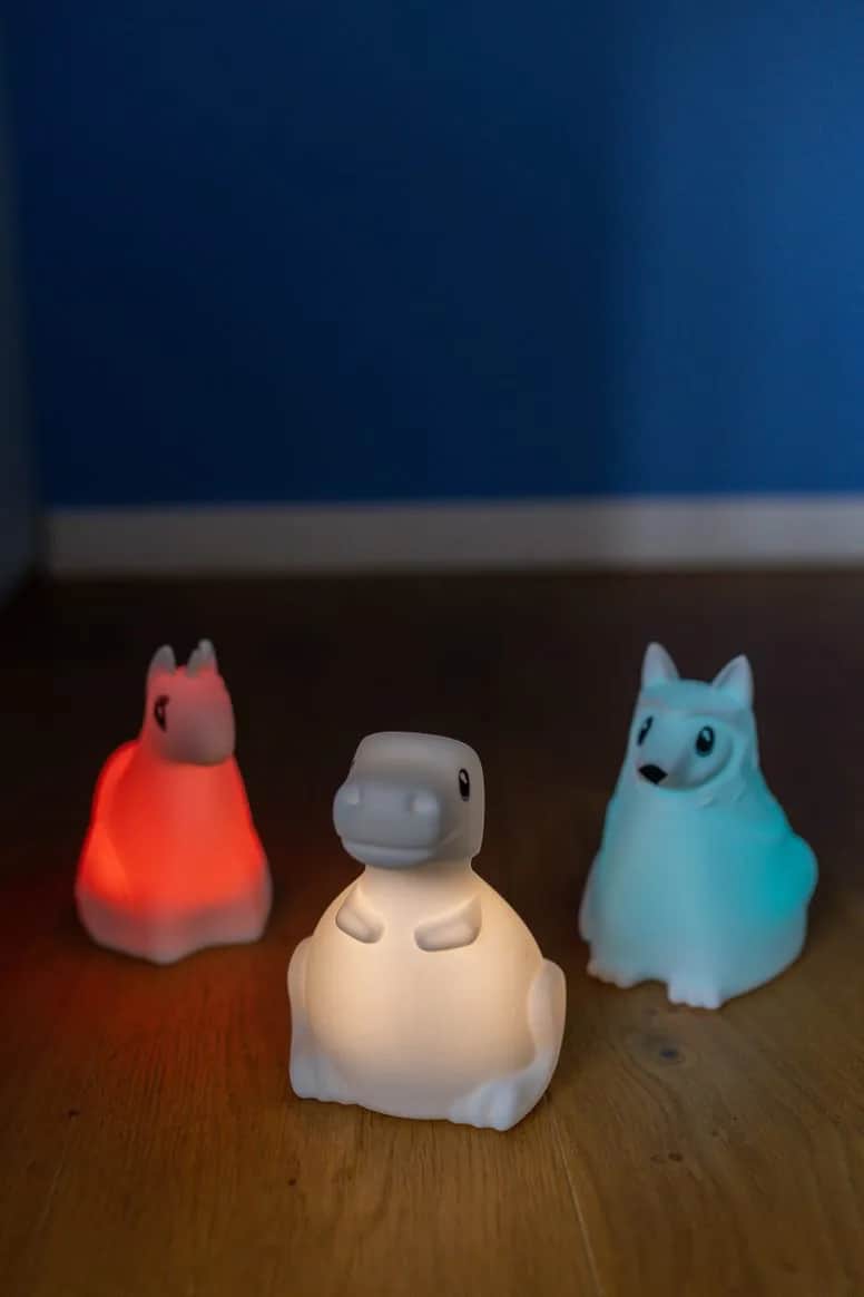 Kidywolf Bordlamper Natlampe - Dino i Dino, 2