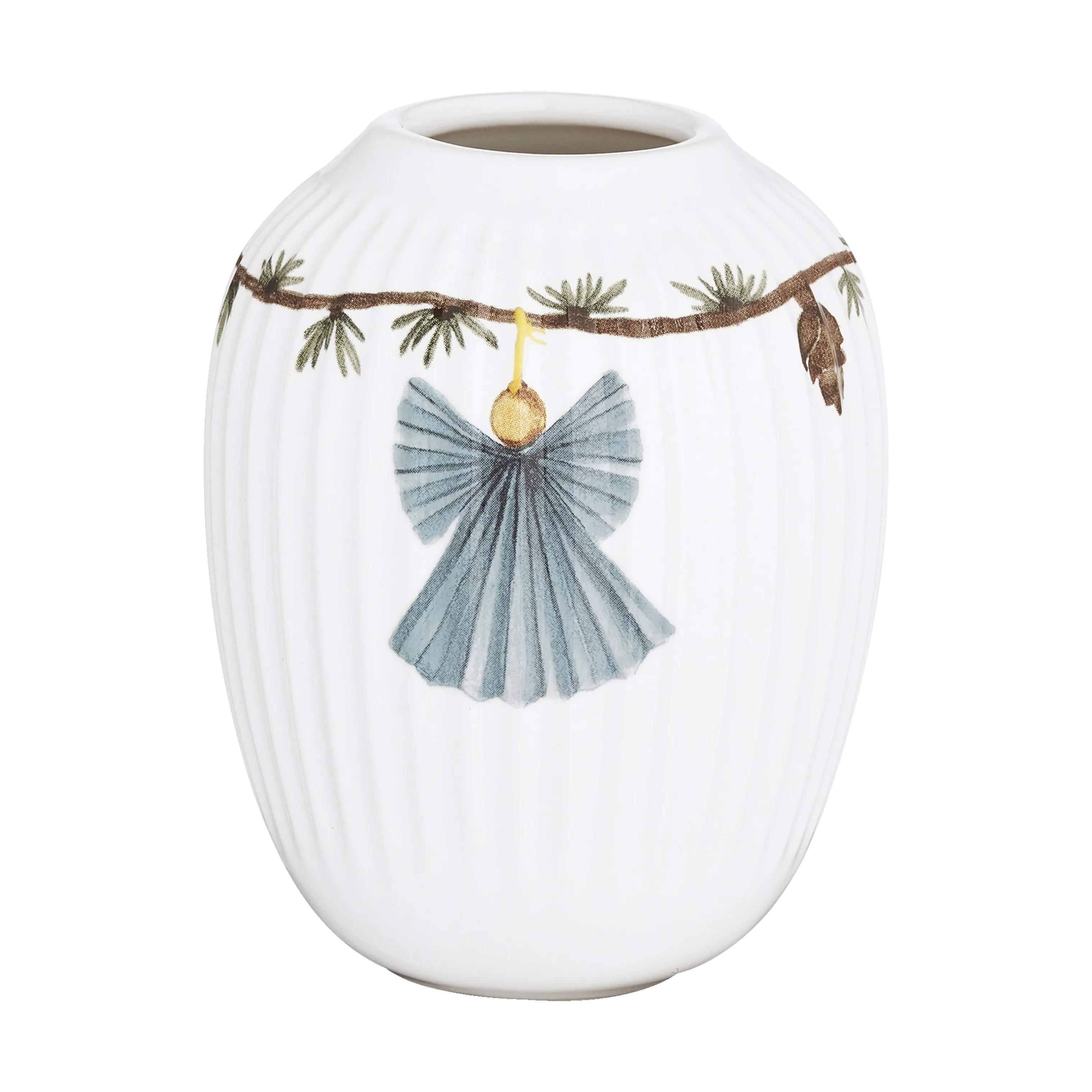 Kähler Vaser Hammershøi Jul Vase i Hvid, 10,5 cm, 1