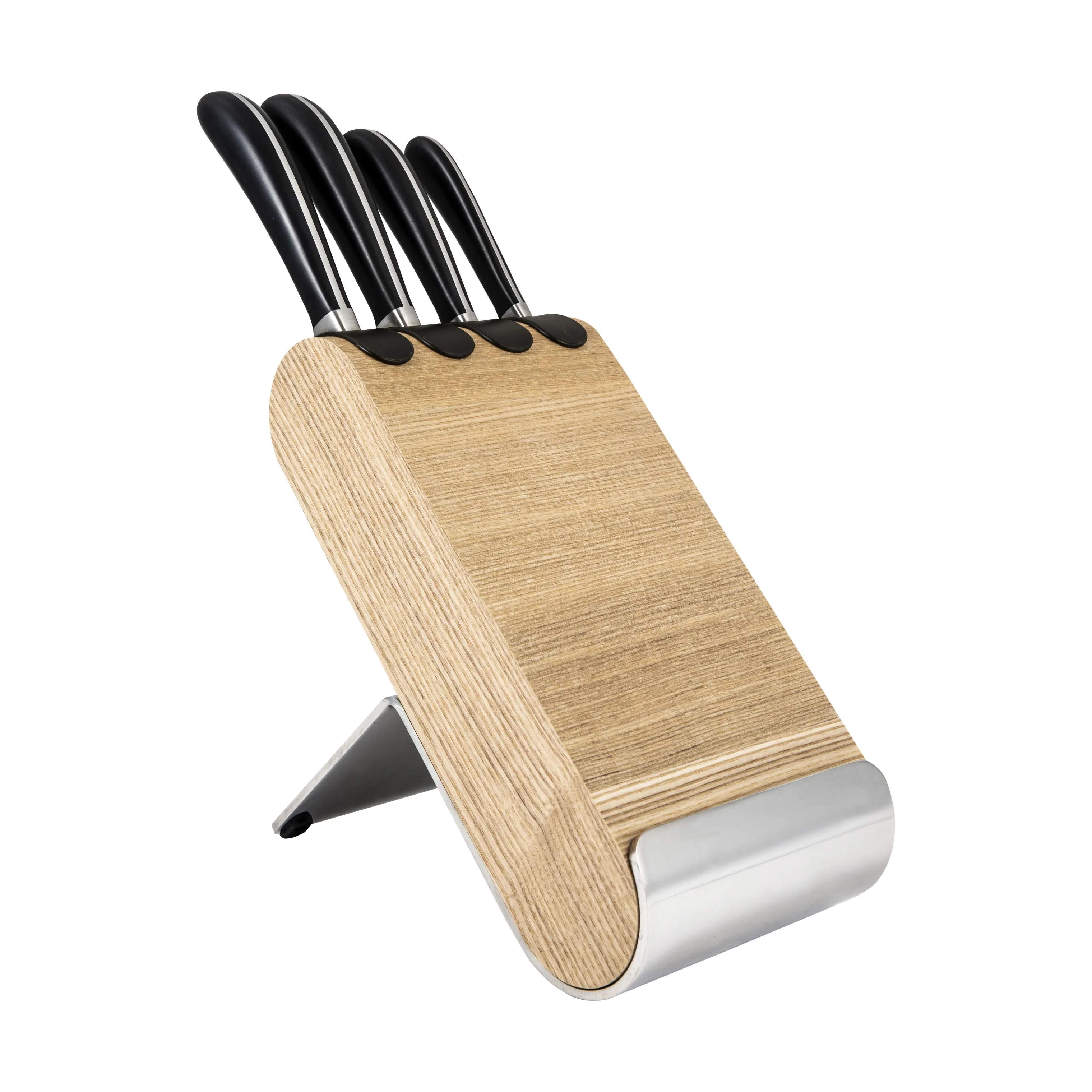 Robert Welch Knivblokke med knive Signature Knivblok - 5 dele i natur/sort, 1