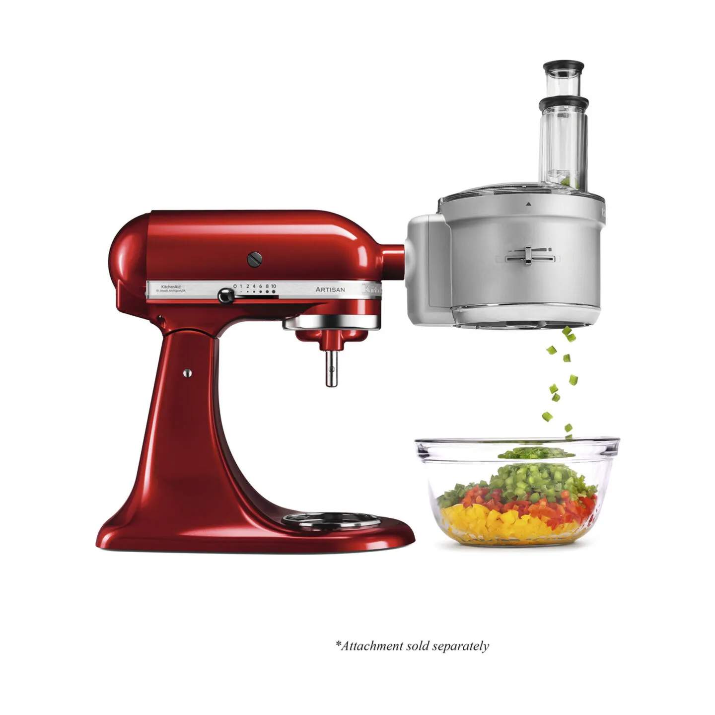 KitchenAid Foodprocessorer Artisan Foodprocessor i Sølvfarvet, 3