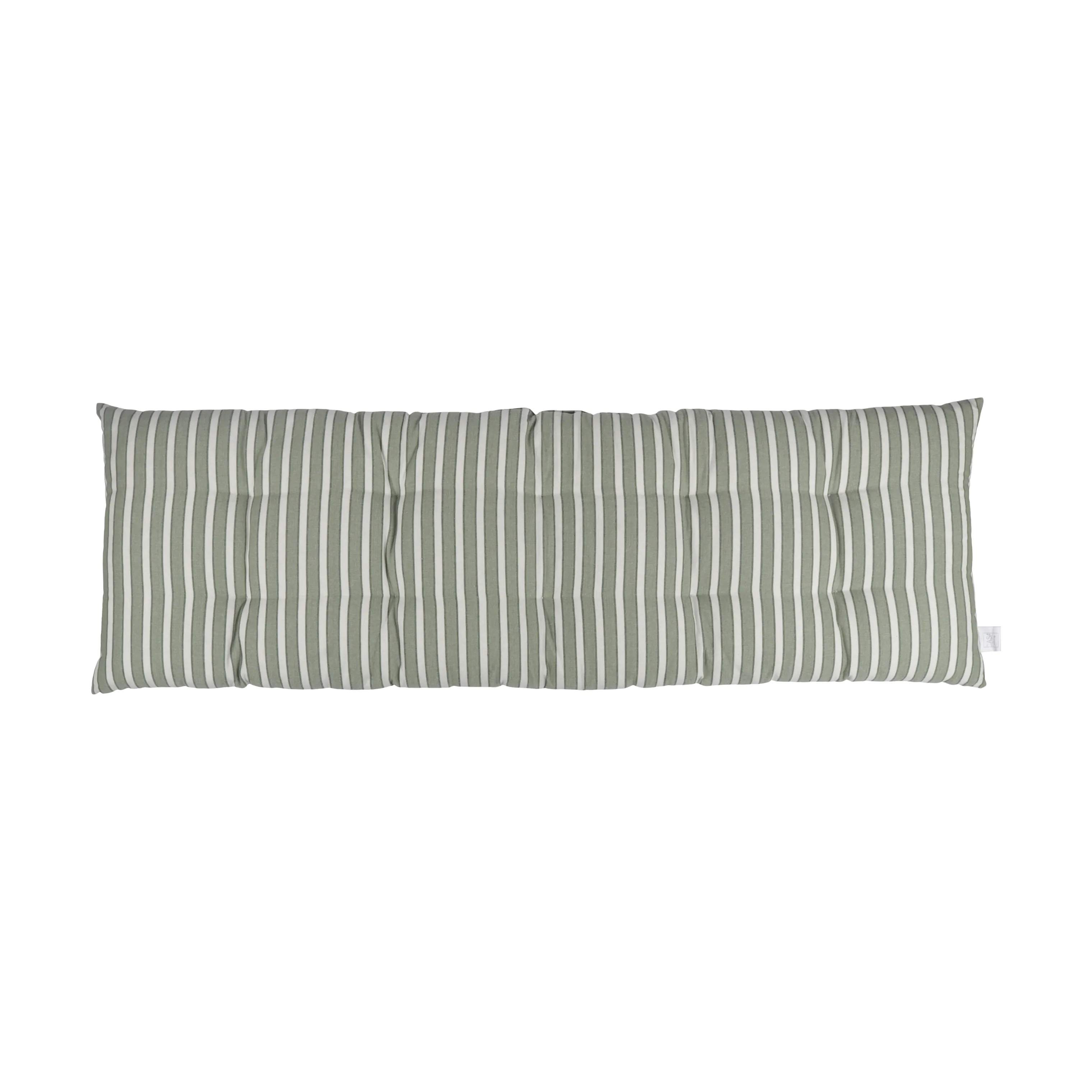 Halvpallehynde, lysegrøn striber, large