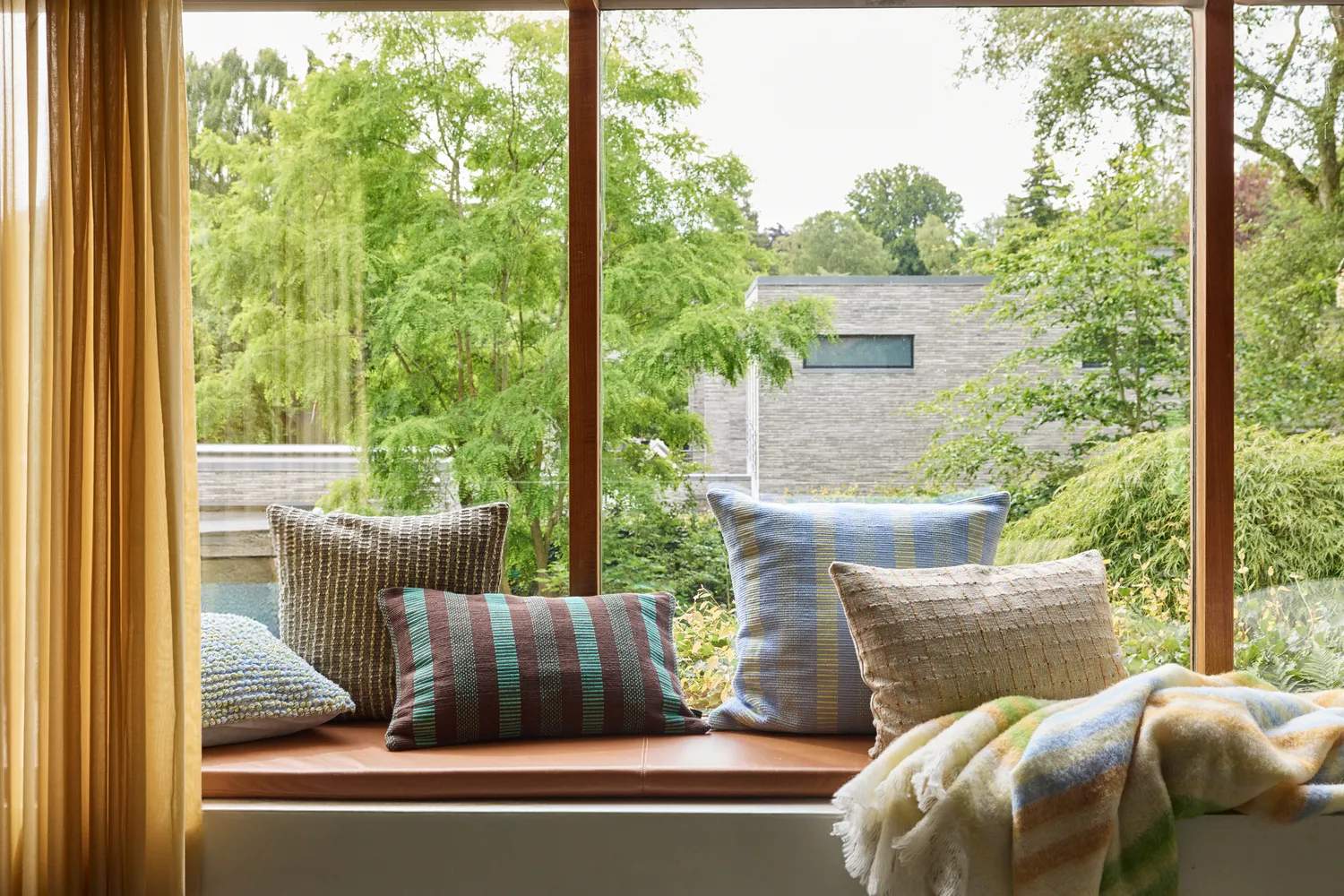 Hübsch Plaider Loom Plaid i Grøn, 8