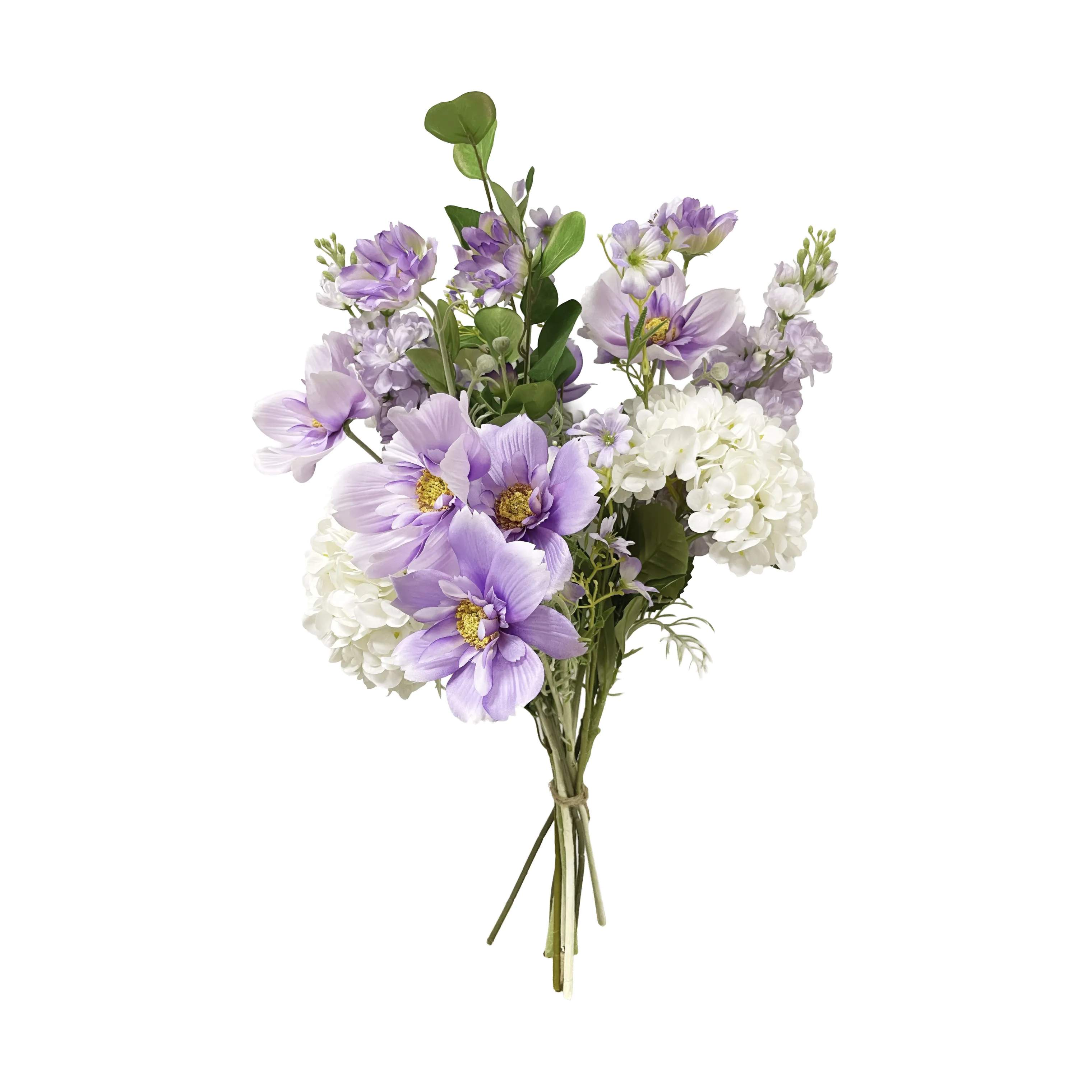 everbloom Kunstige blomster Kunstig Blomsterbuket i Lilla/grøn 2, 1