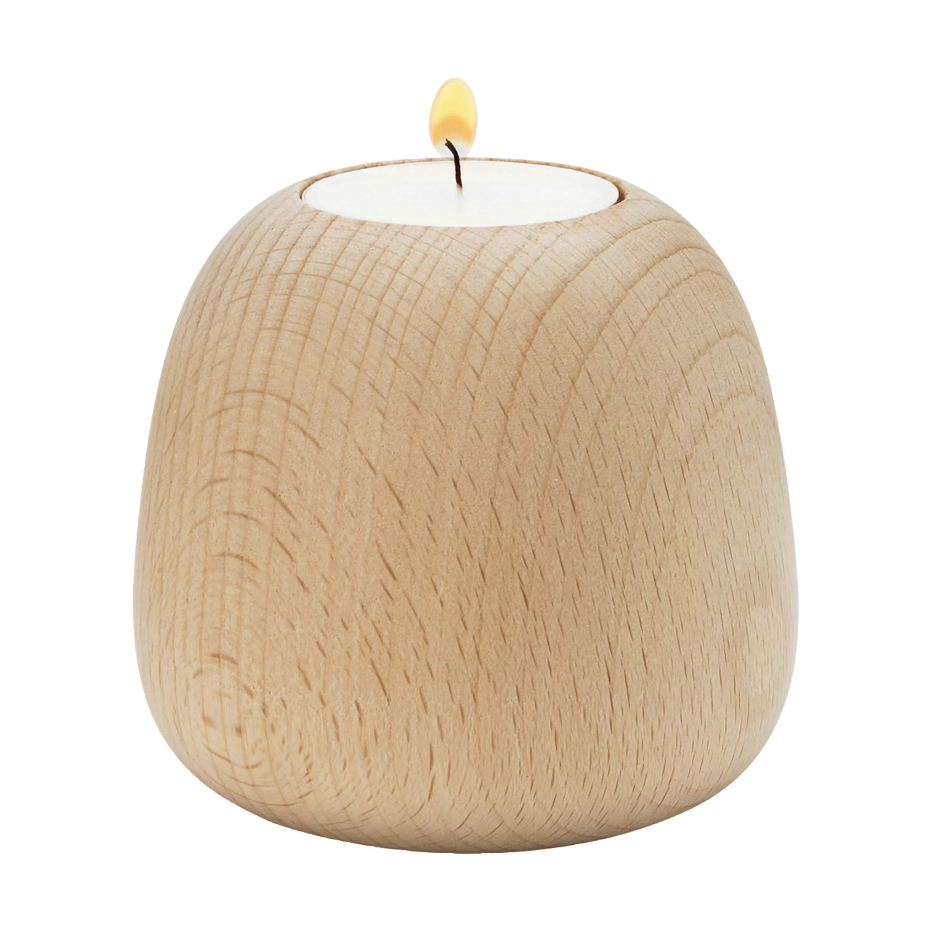 Stelton Kronelysestage Nordic Ora Lysestage i Træ, 8 cm, 4