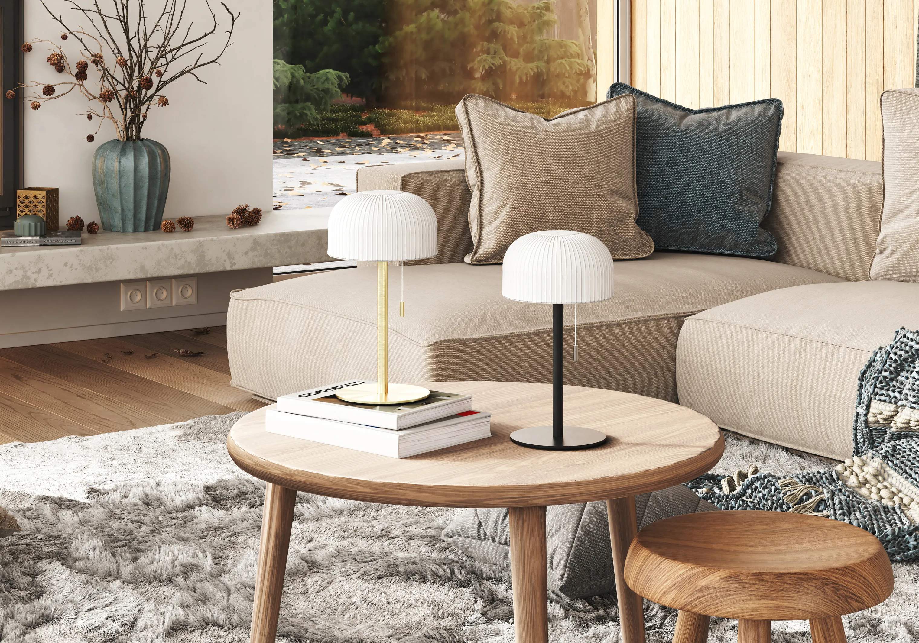 Deluxe Homeart Bordlamper Ikon Copenhagen Ikon LED Bordlampe i Brass gold, 2