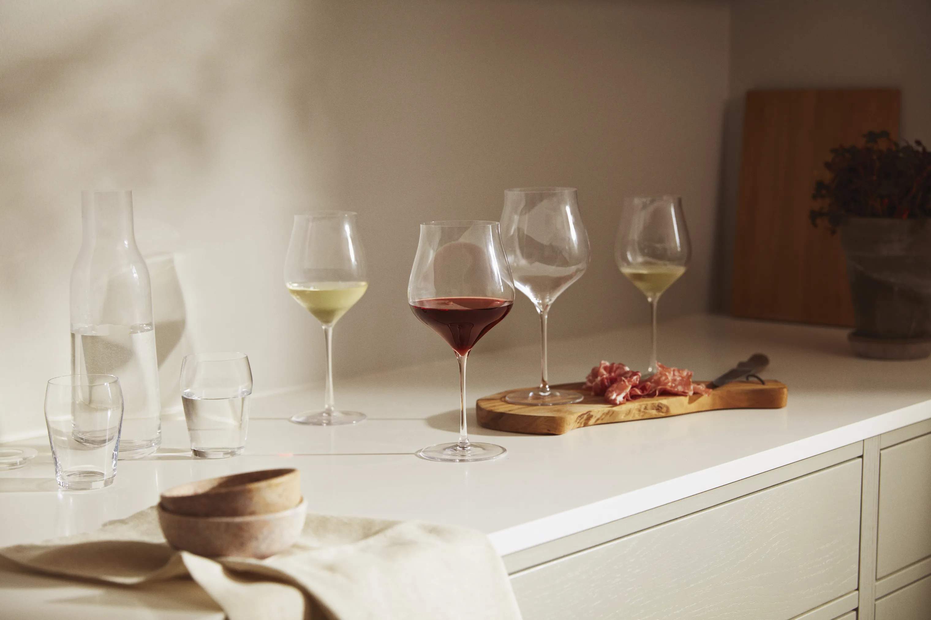 Holmegaard Hvidvinsglas Notes Essence Notes Selected Hvidvinsglas - 6 stk. i Klar, 2