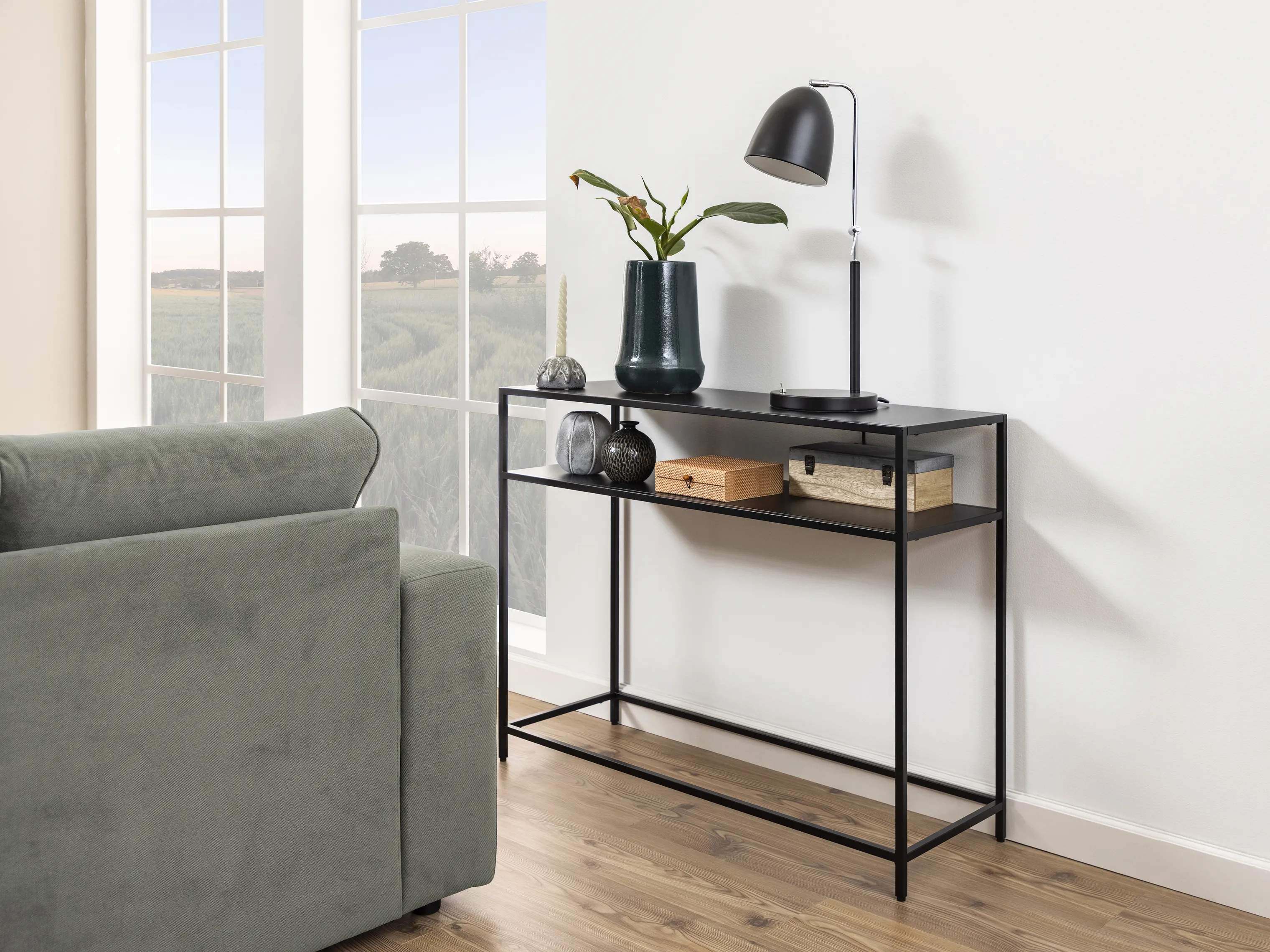 CASA Living Sideborde Newcastle Konsolbord i Sort, 2