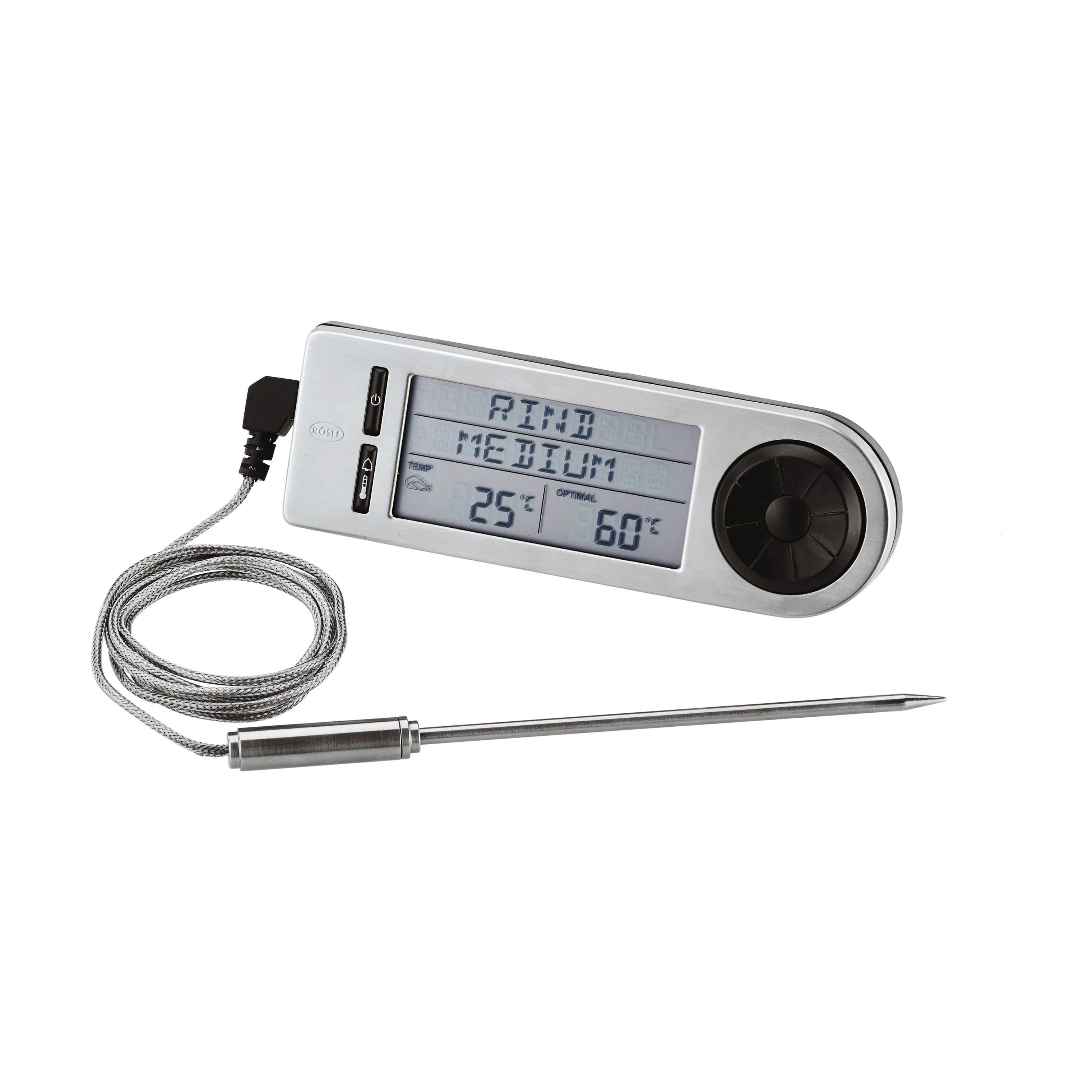 Stegetermometer, stål, large