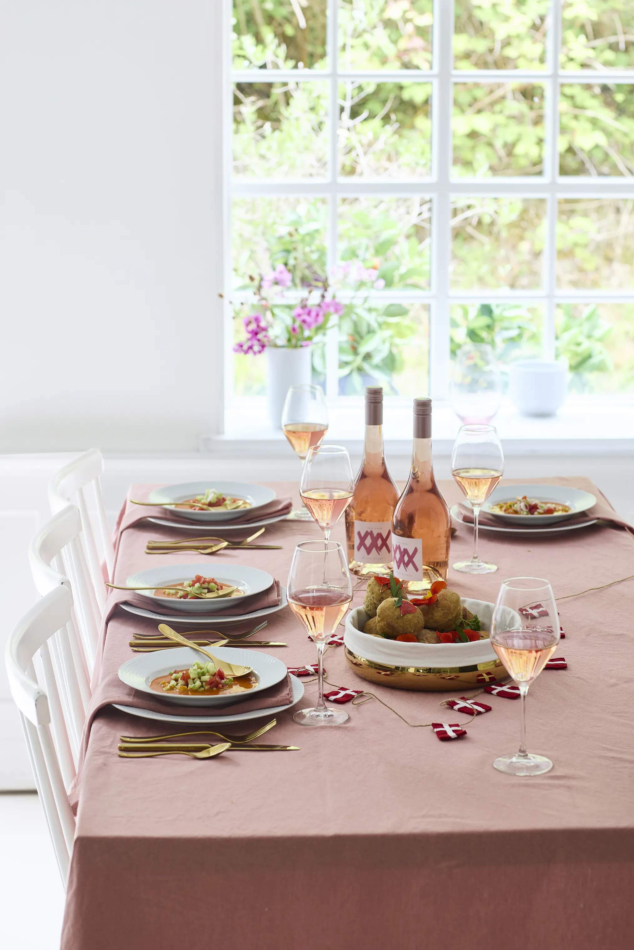 CASA Living Hvidvinsglas Toscana Roseglas - 6 stk. i Klar, 6