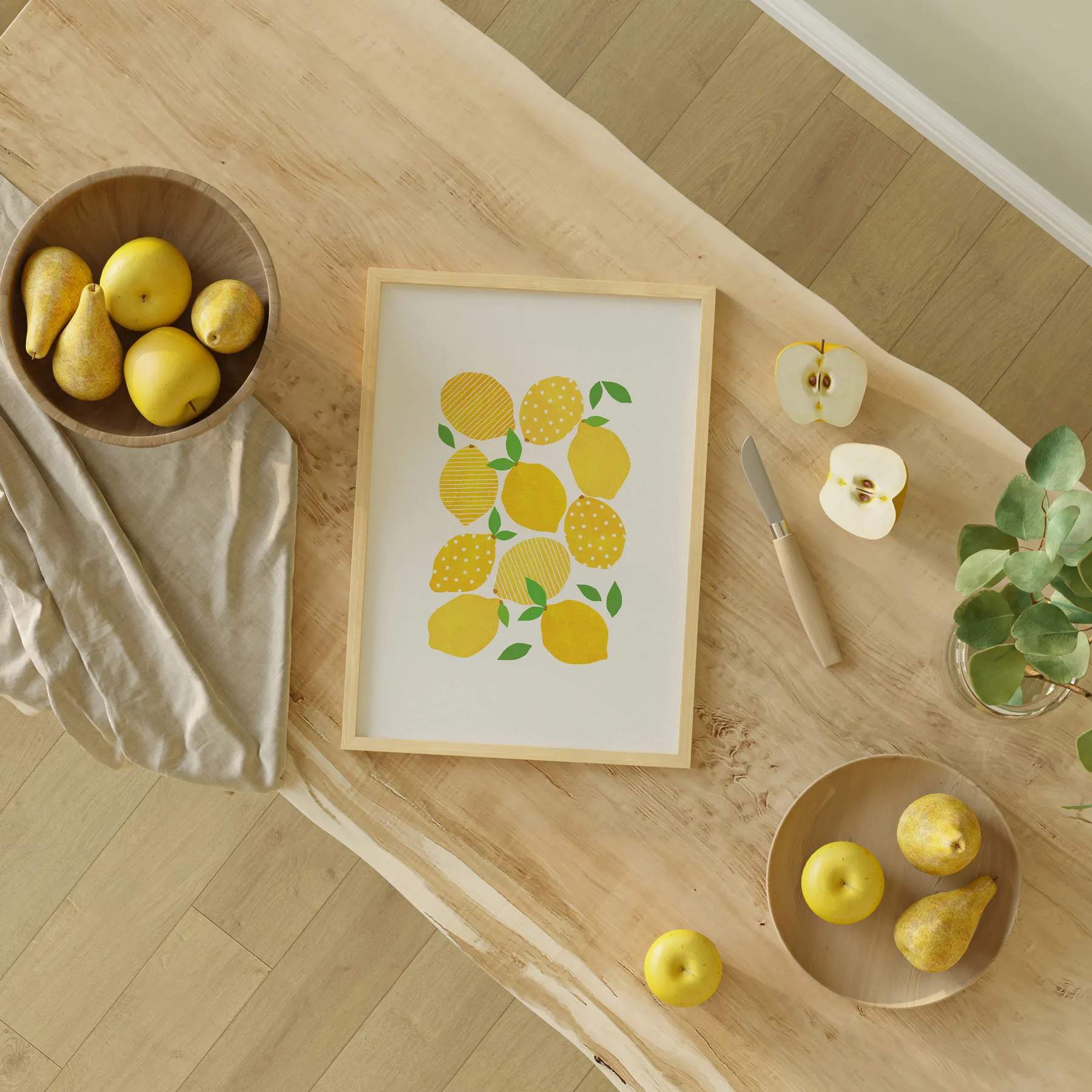 Poster&Frame Plakater Orara Studio Plakat - Lemon Crowd i B30 x L40 cm, 2