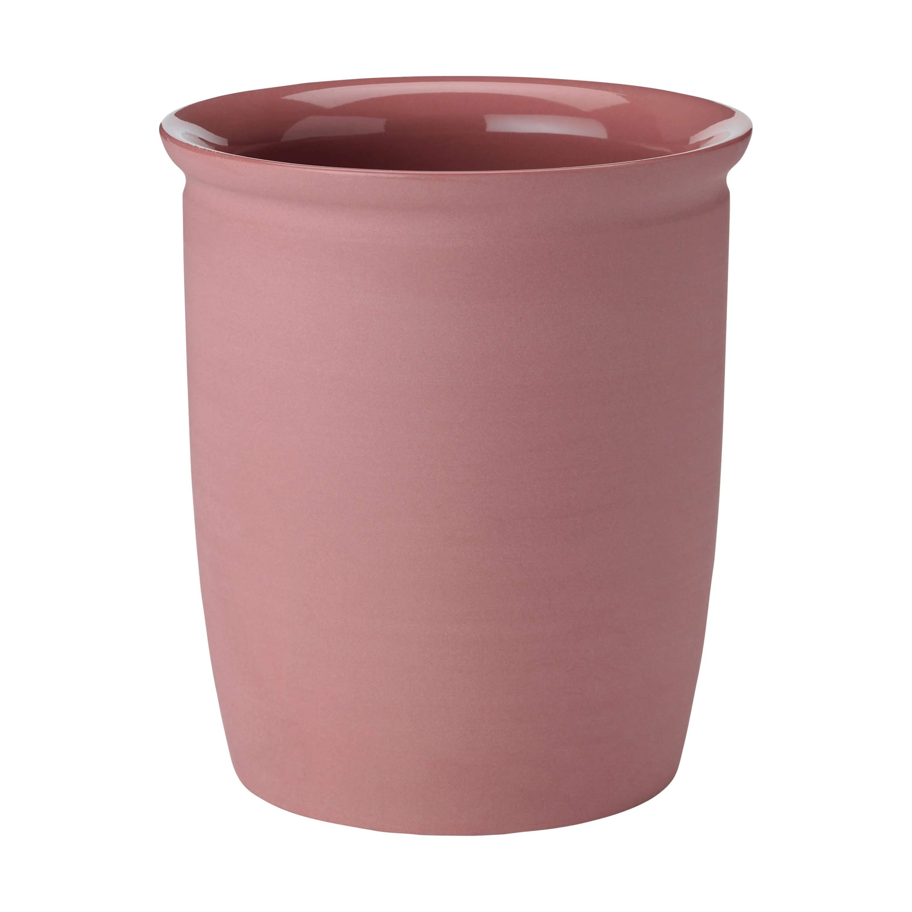 Knabstrup Keramik Krukker til køkkenredskaber Syltekrukke i dark rose, 1 L, 1