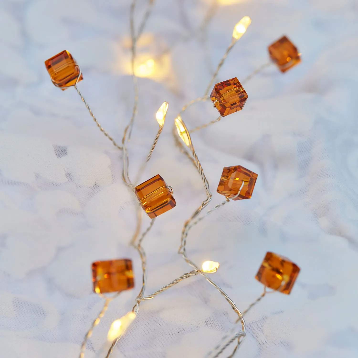 Sirius Lyskæder Anita Lyskæde i Amber, 1