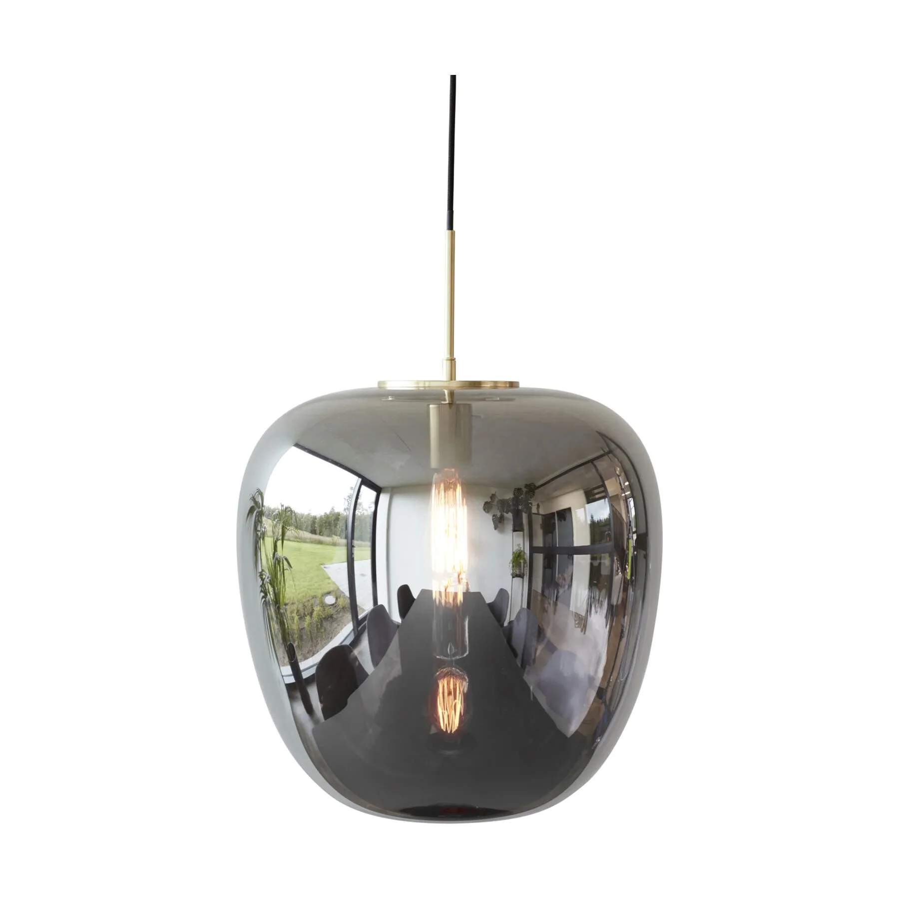 Hübsch Pendler Reflect Pendel i H50 x Ø40 cm, 1