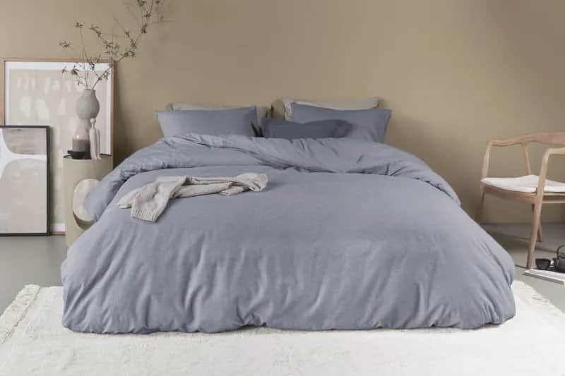 BeddingHouse Sengetøj Frost Sengetøj i Blue Grey, B140 x L220 cm, 3