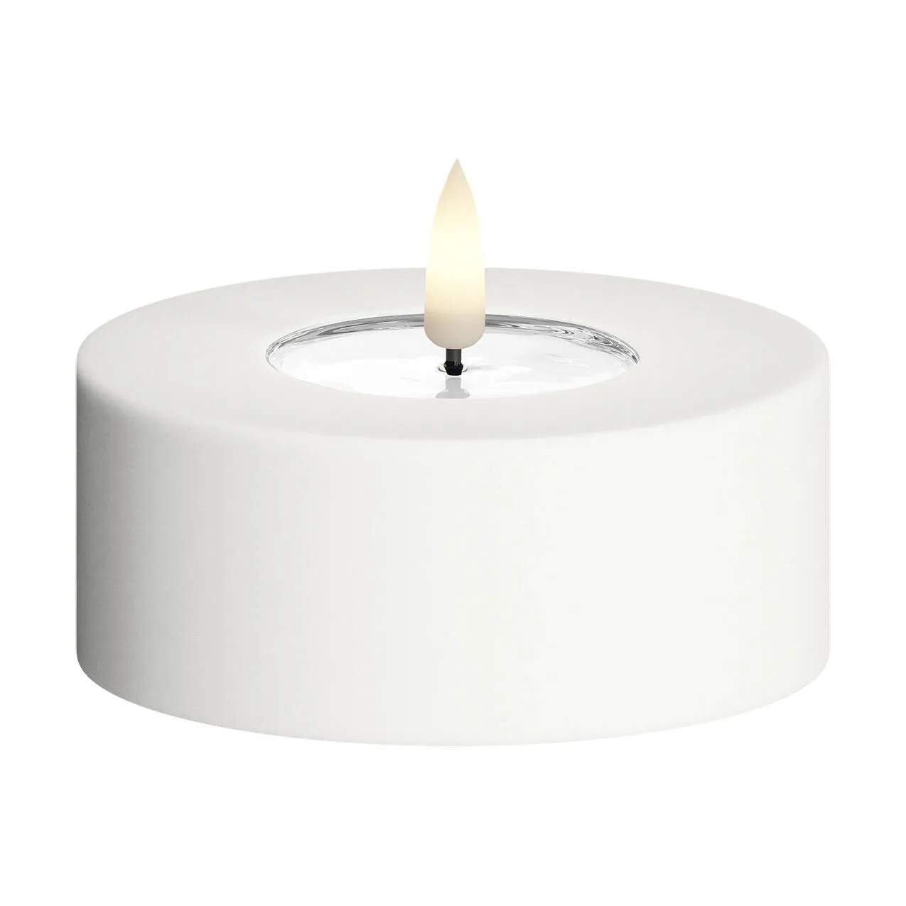 Deluxe Homeart LED-lys Udendørs LED Fyrfadslys i Hvid, 1