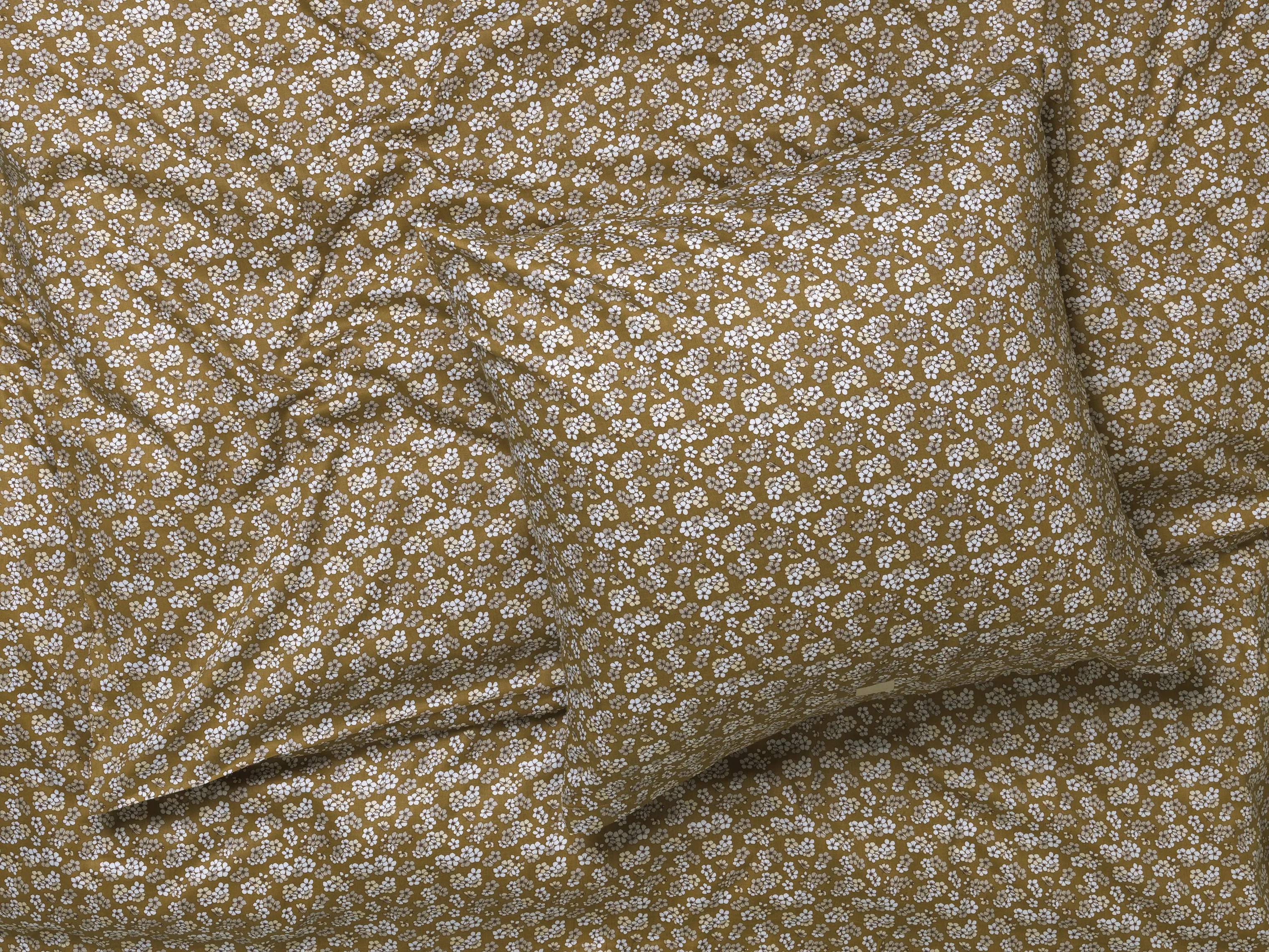 Juna Sengetøj Pleasantly Sengetøj i Sennep, B140 x L220 cm, 2
