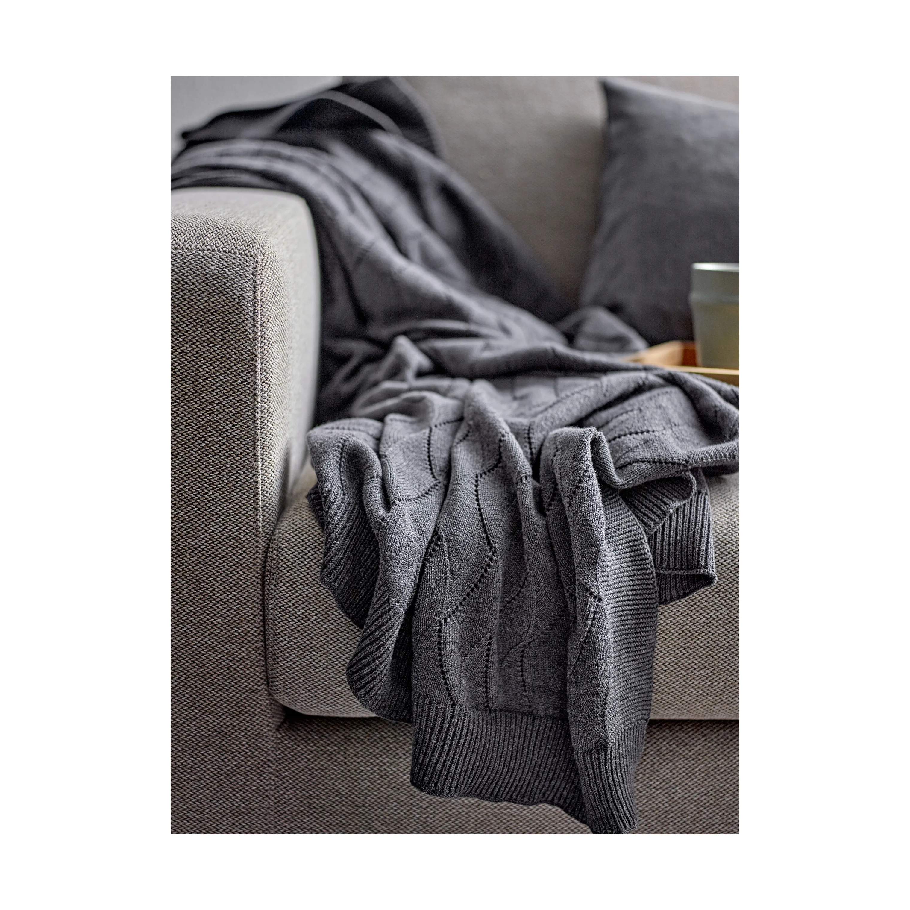 Södahl Plaider Gentle Plaid i Grey, 3