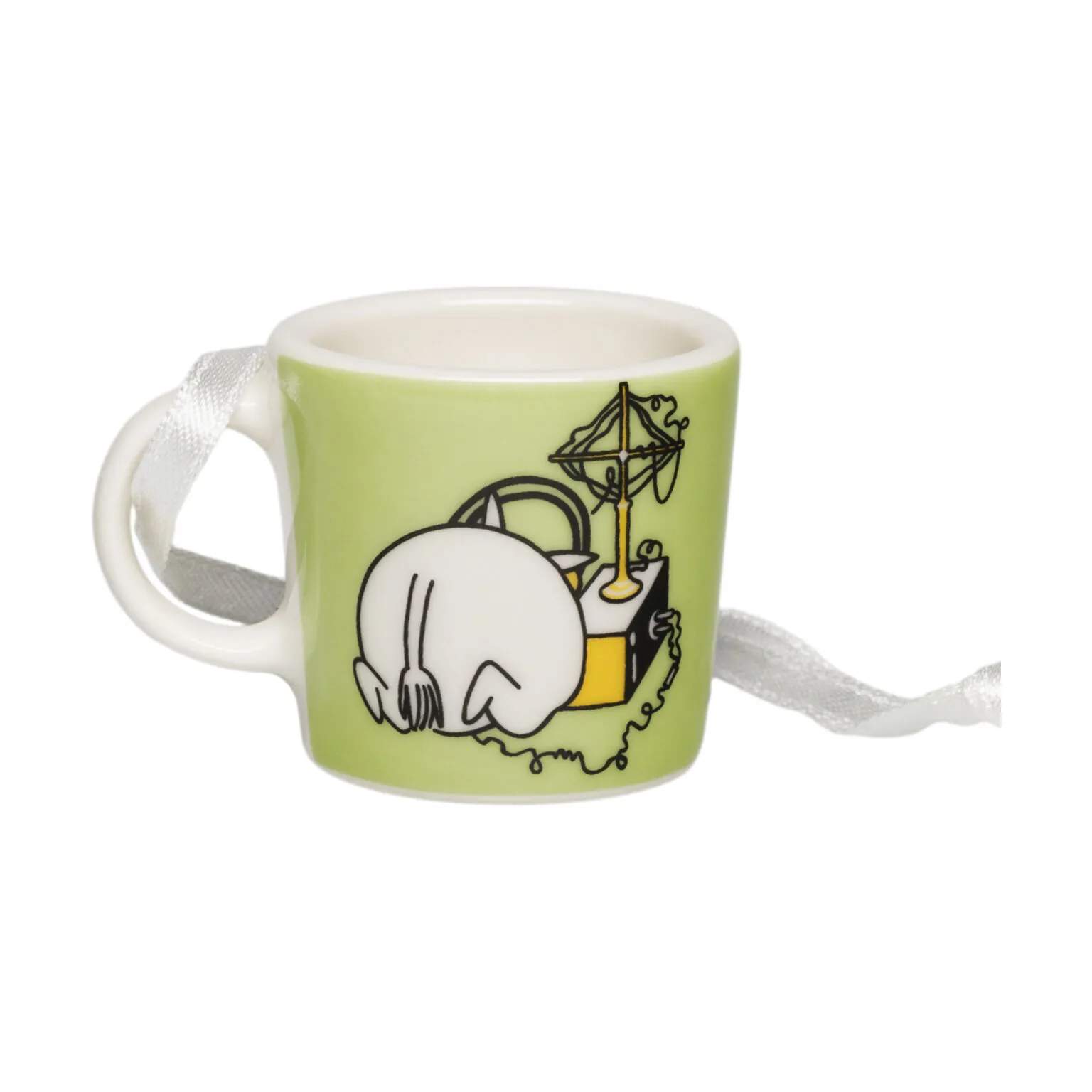 Moomin Arabia Krus og kopper med hank Love Minikrus - Mumitrold i Mumitrold/Grøn, 4