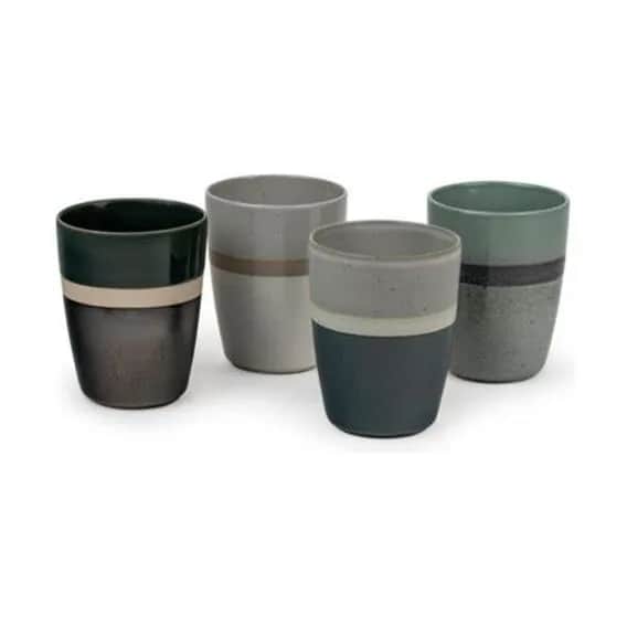 Bredemeijer Krus og kopper uden hank Sven Tekrus - 4 stk. i Multifarvet, 1