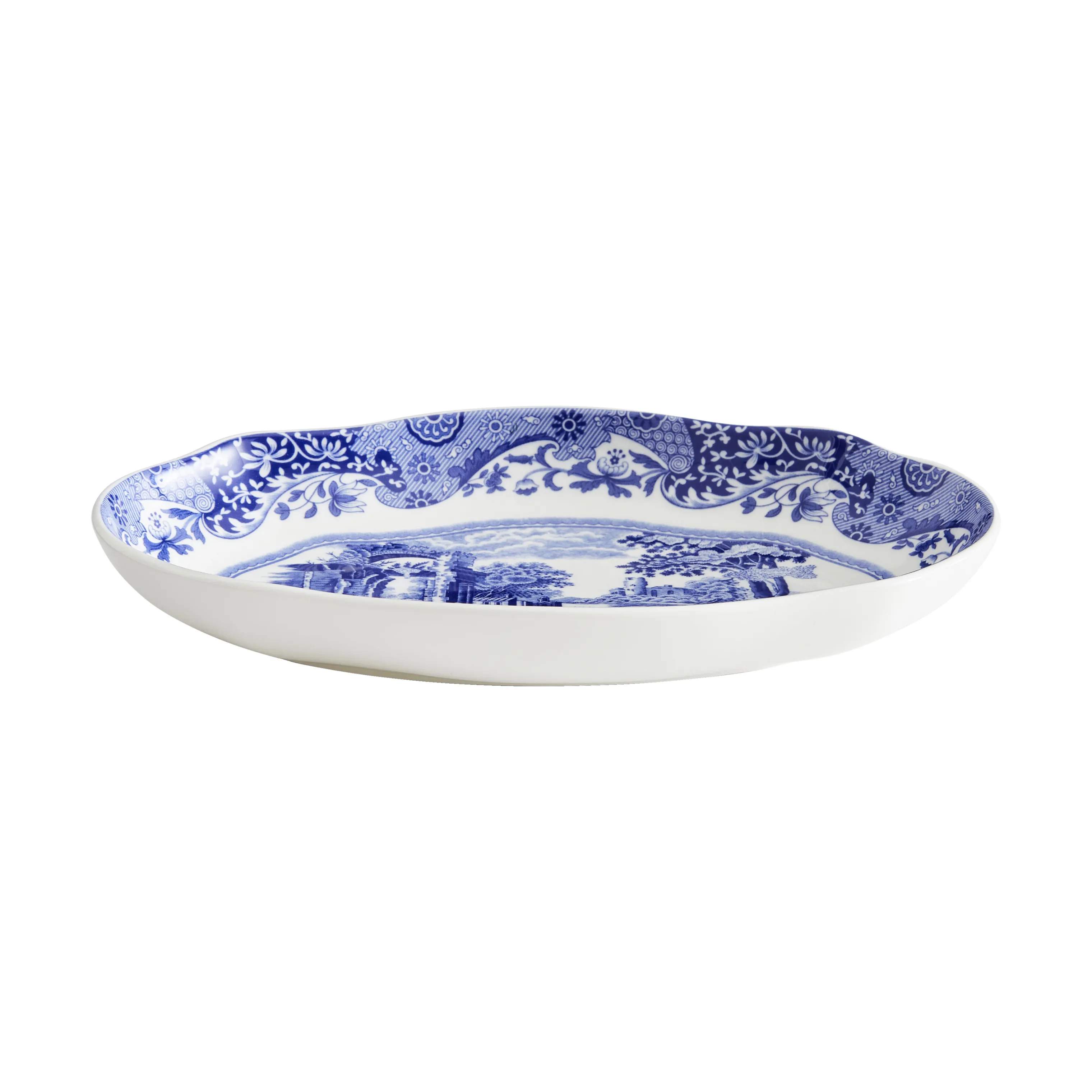 Spode Serveringsfade Blue Italian Blue Italien Serveringsfad i blå/hvid, 3
