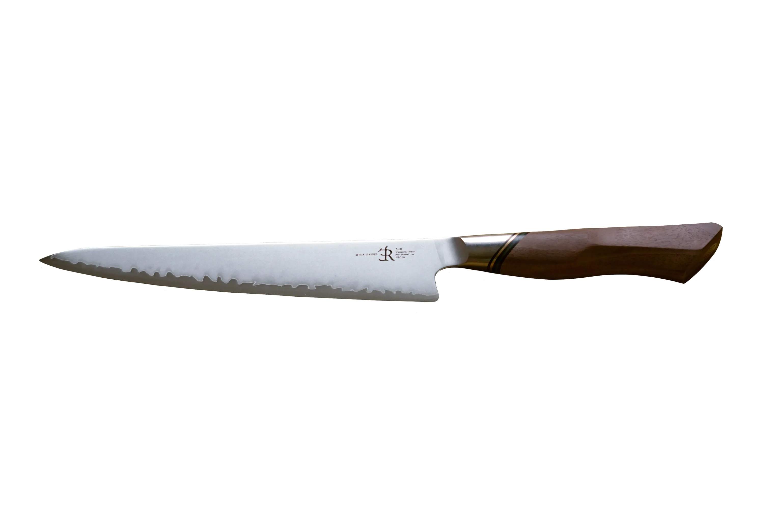Ryda Knives Forskærerknive og sæt A30 Trancherkniv i rustfrit stål/brun, 1