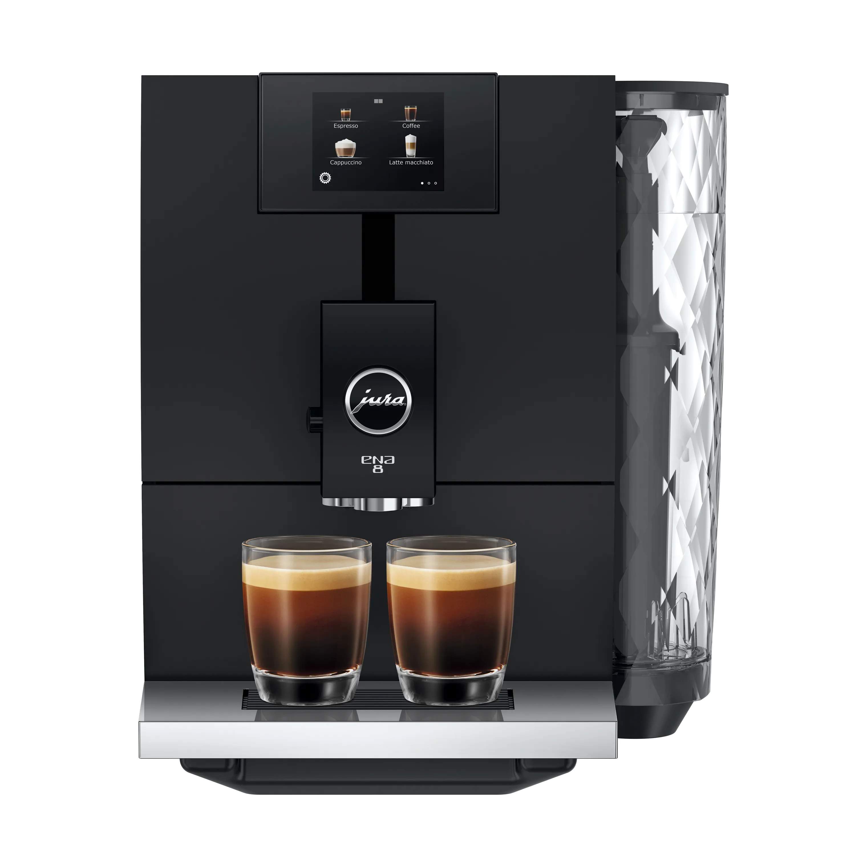 JURA Espressomaskiner ENA 8 (EC) Kaffemaskine i Metropolitan Black, 1